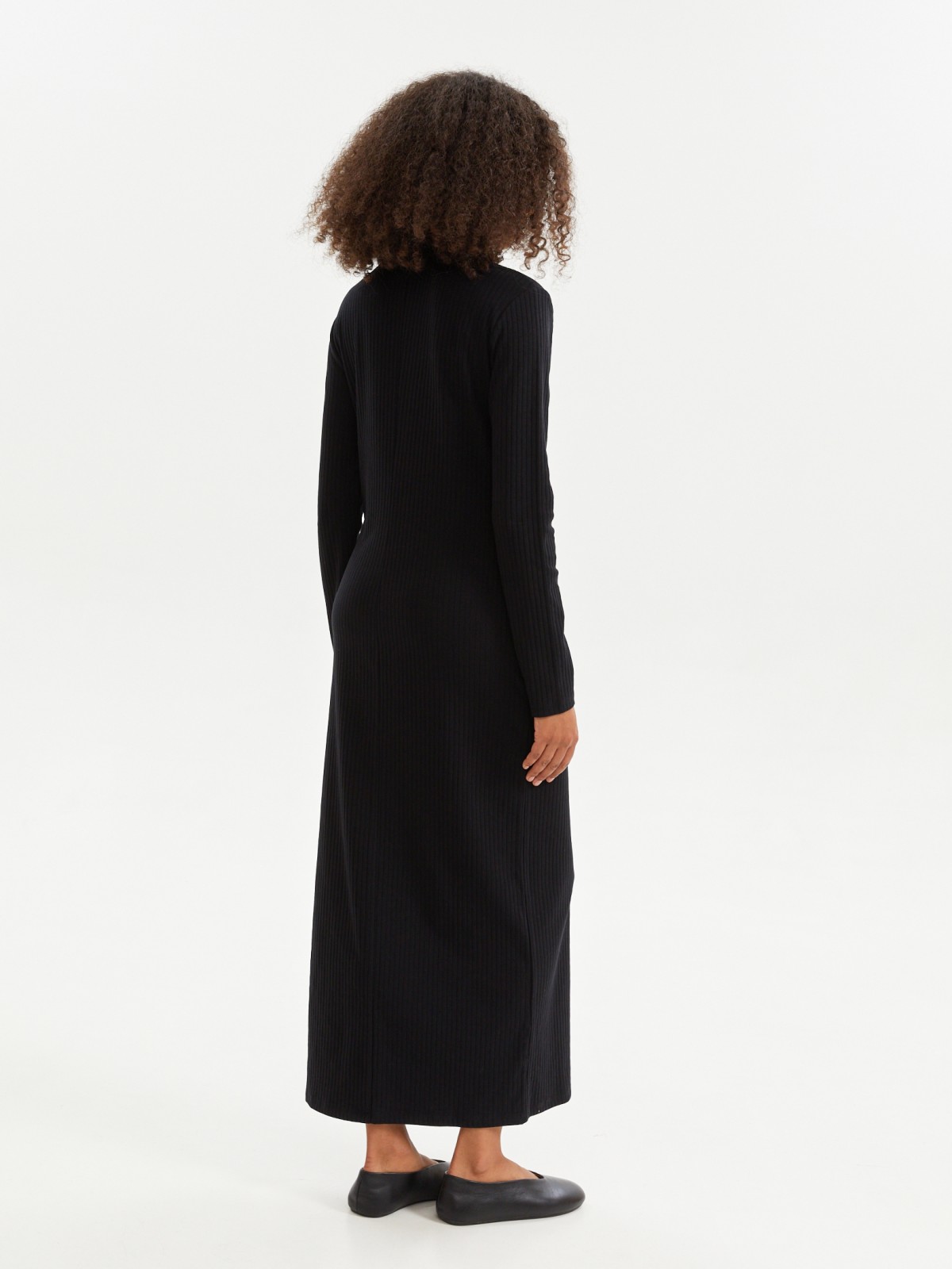 Платье лапша с длинным рукавом