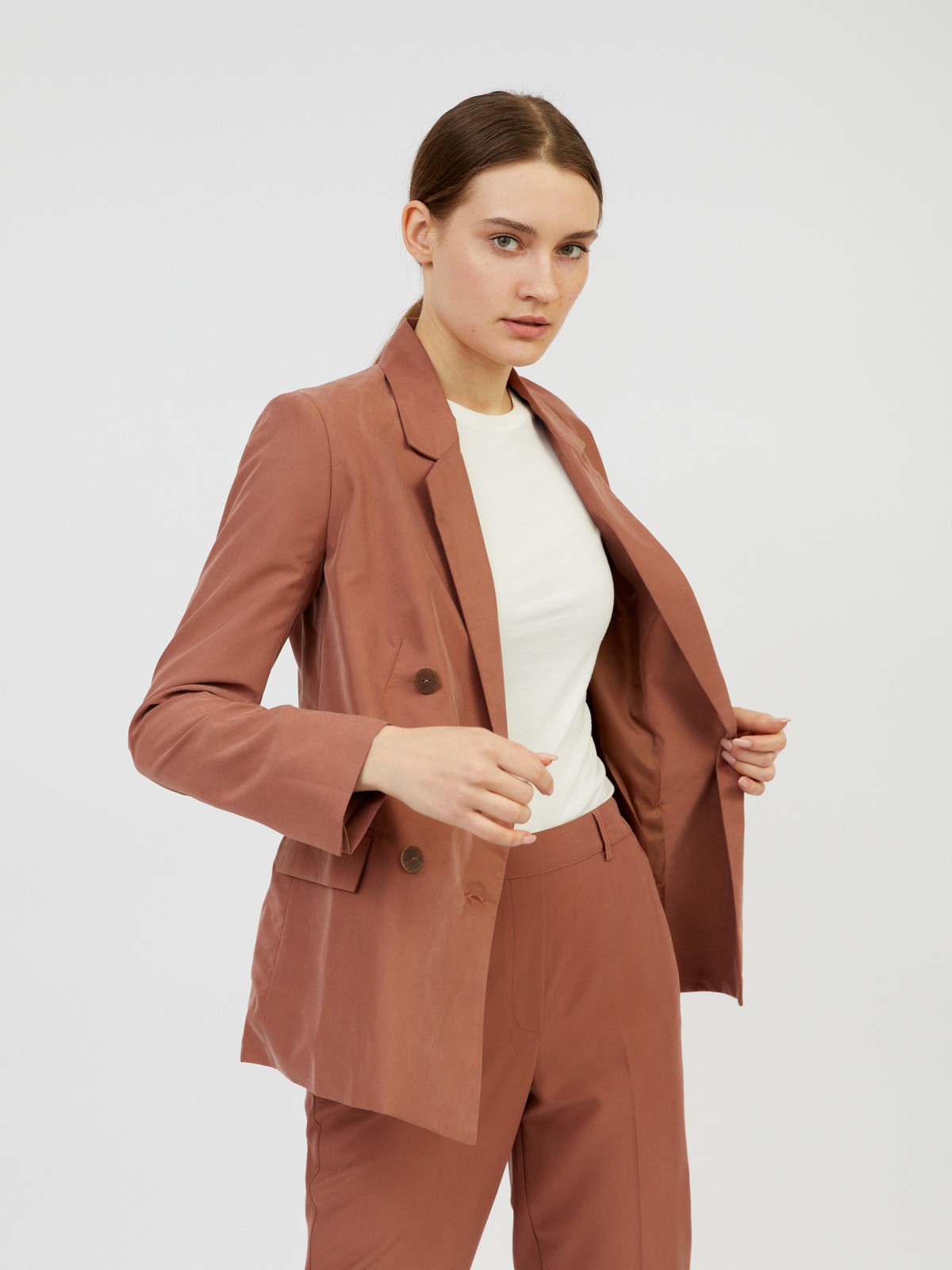 Двубортный жакет