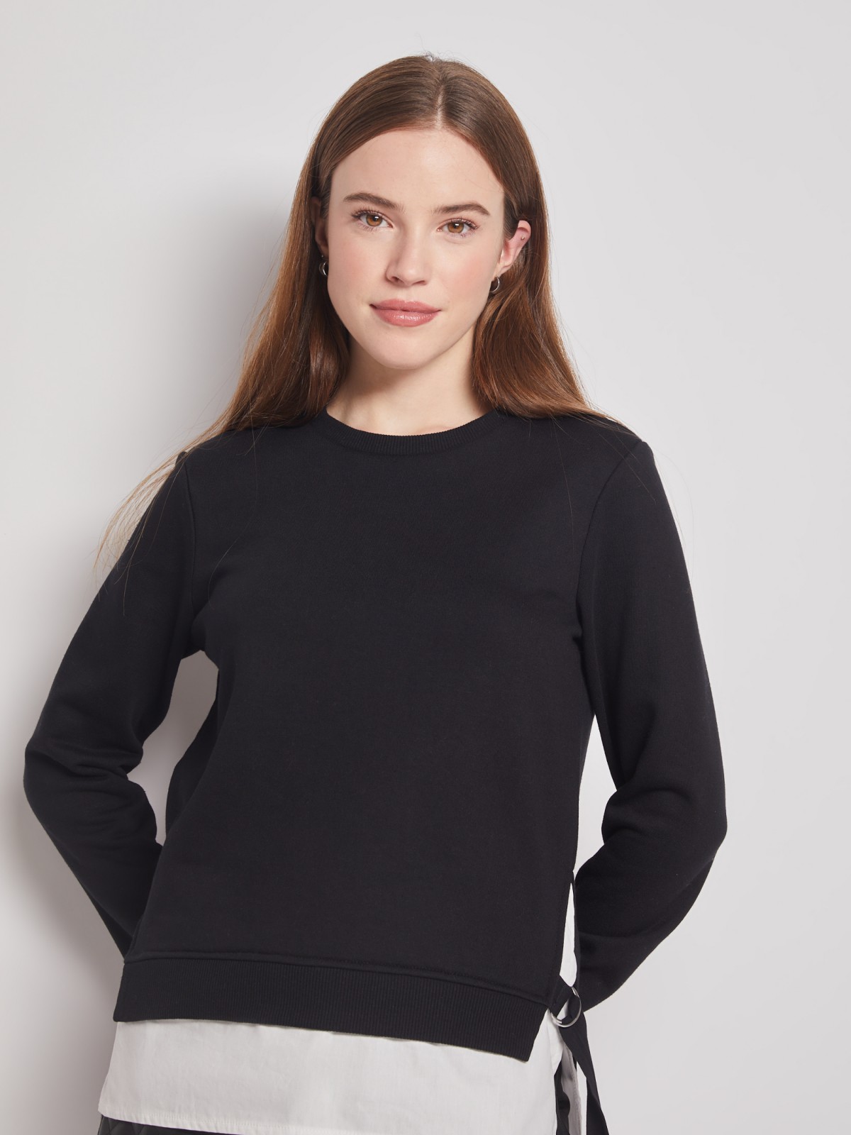 Комбинированный свитшот