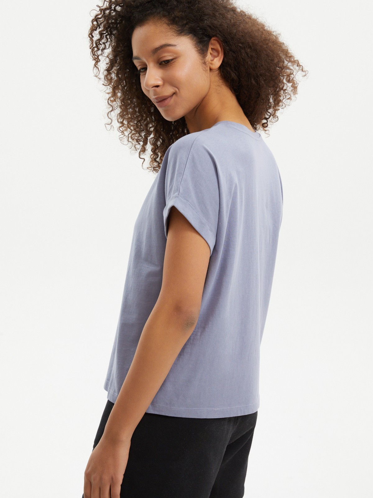 Футболка из хлопка с коротким рукавом