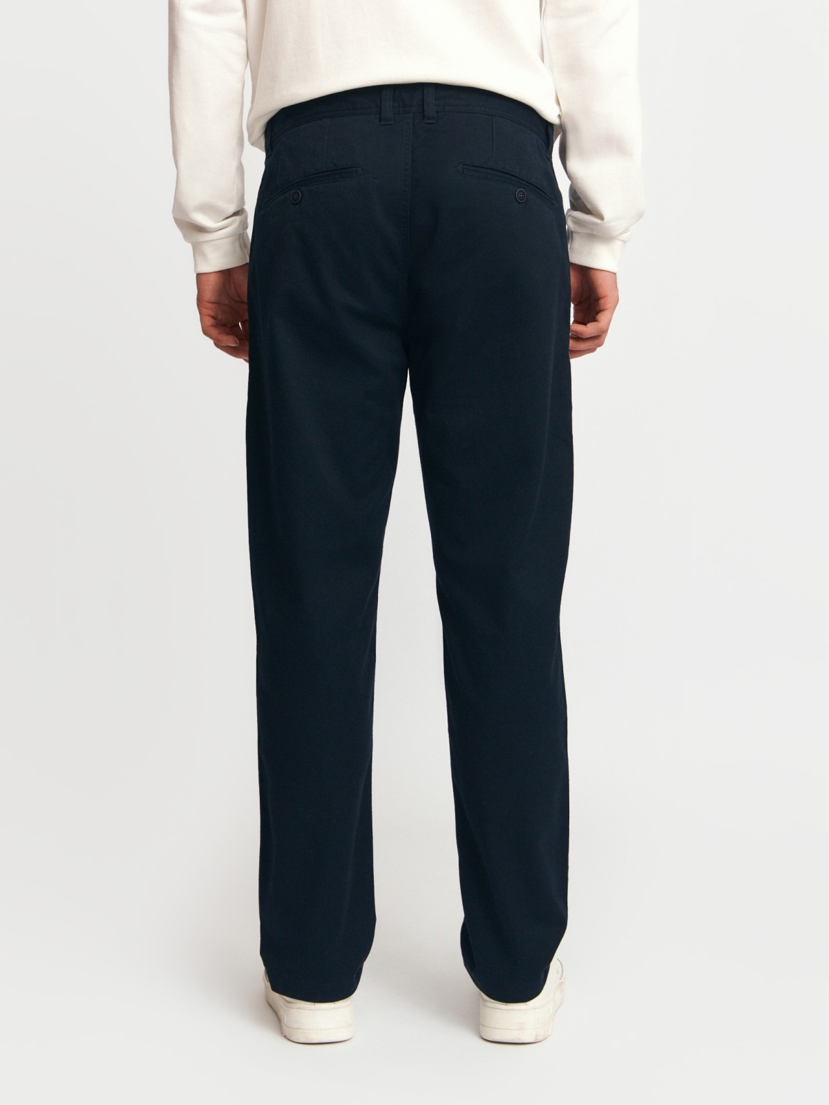 Брюки силуэта Tapered из хлопка