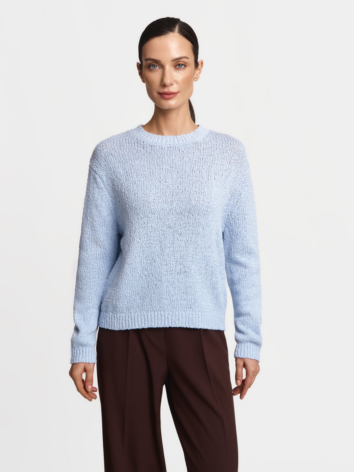 Вязаный джемпер с длинным рукавом