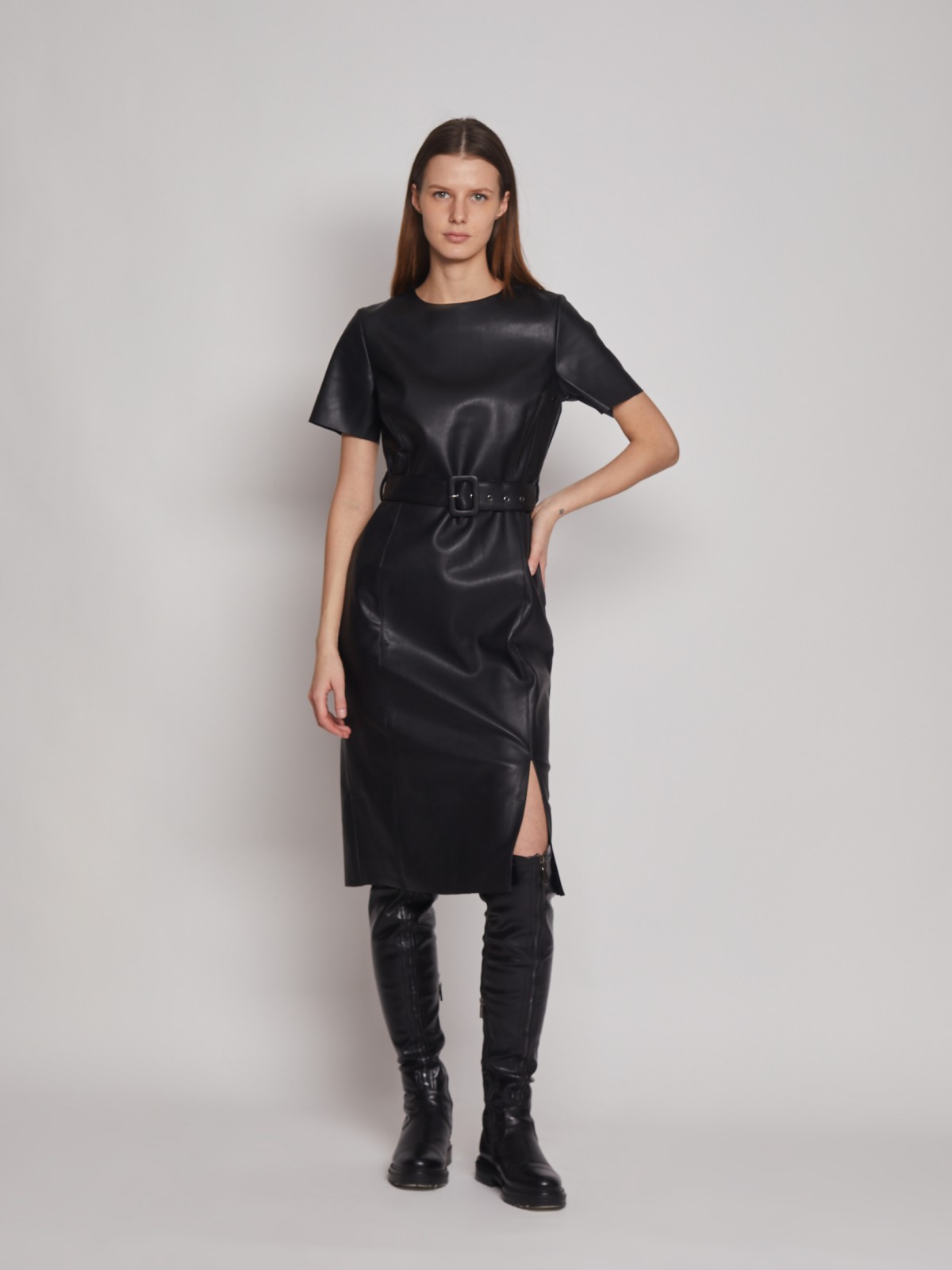 Платье zolla 023128259181, цвет черный, размер S