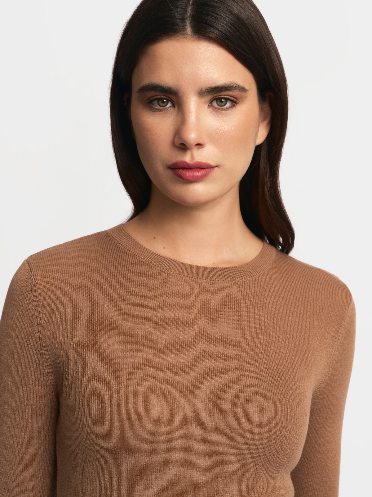 Вязаный лонгслив