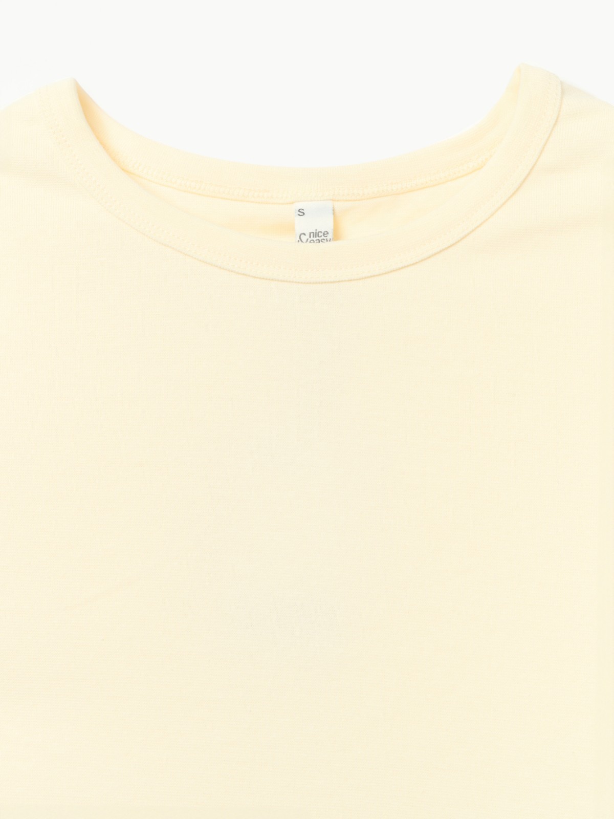 Кроп топ из хлопка с коротким рукавом