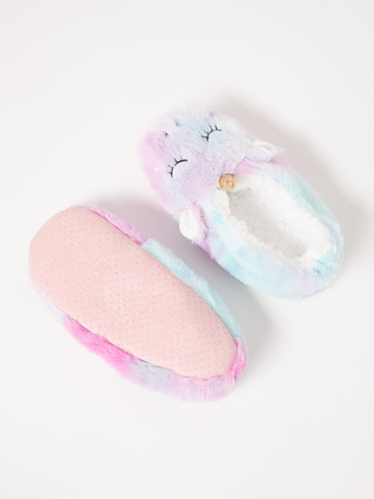 Мягкие тапочки-единороги