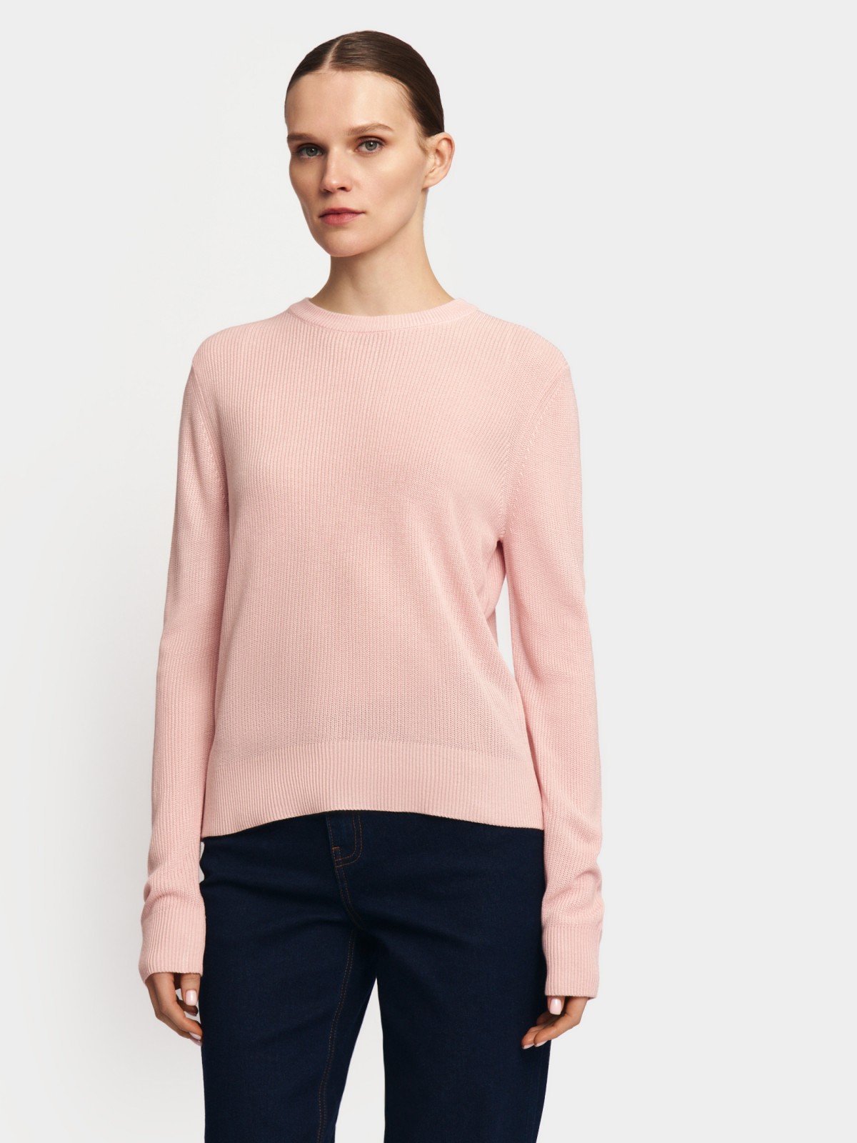 Вязаный джемпер с длинным рукавом