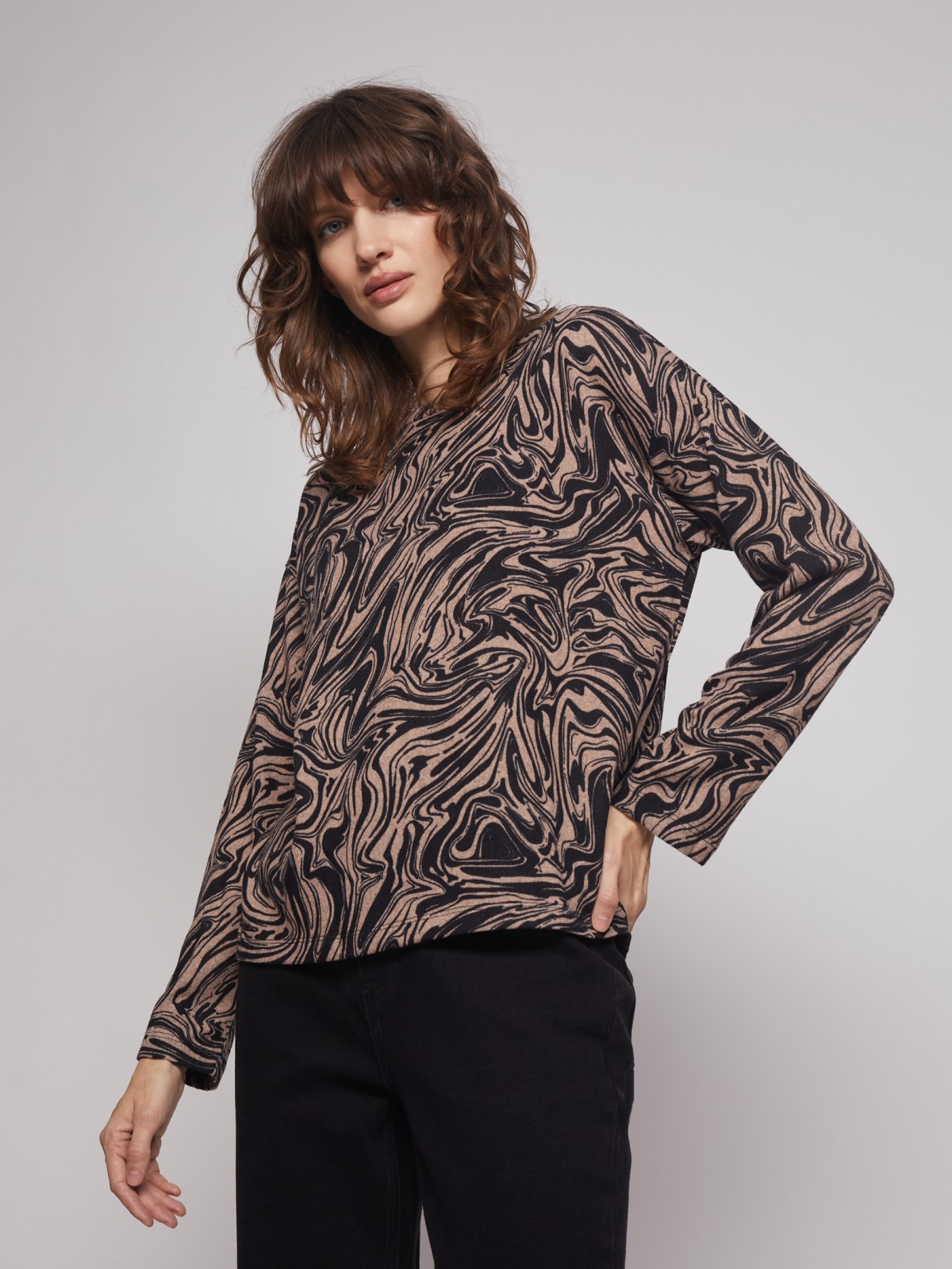 Джемпер с принтом