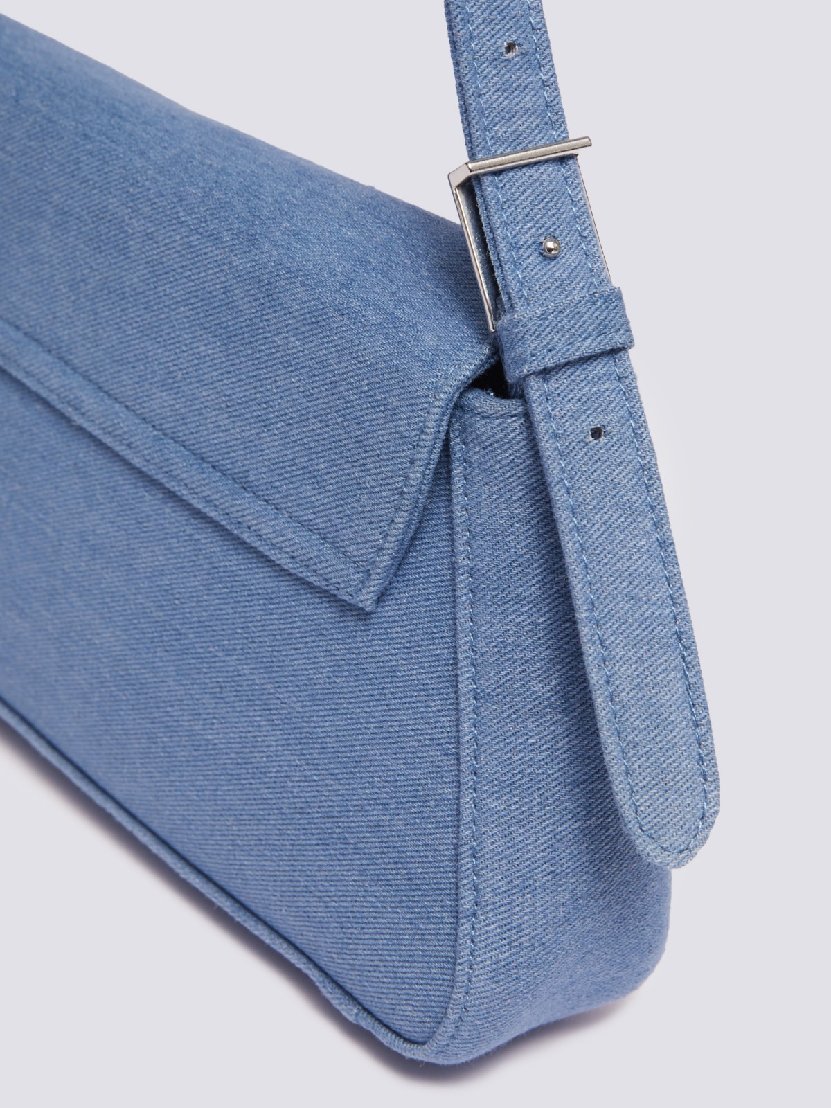 Джинсовая сумка-багет zolla 22421943Q105, цвет голубой, размер No_size - фото 3