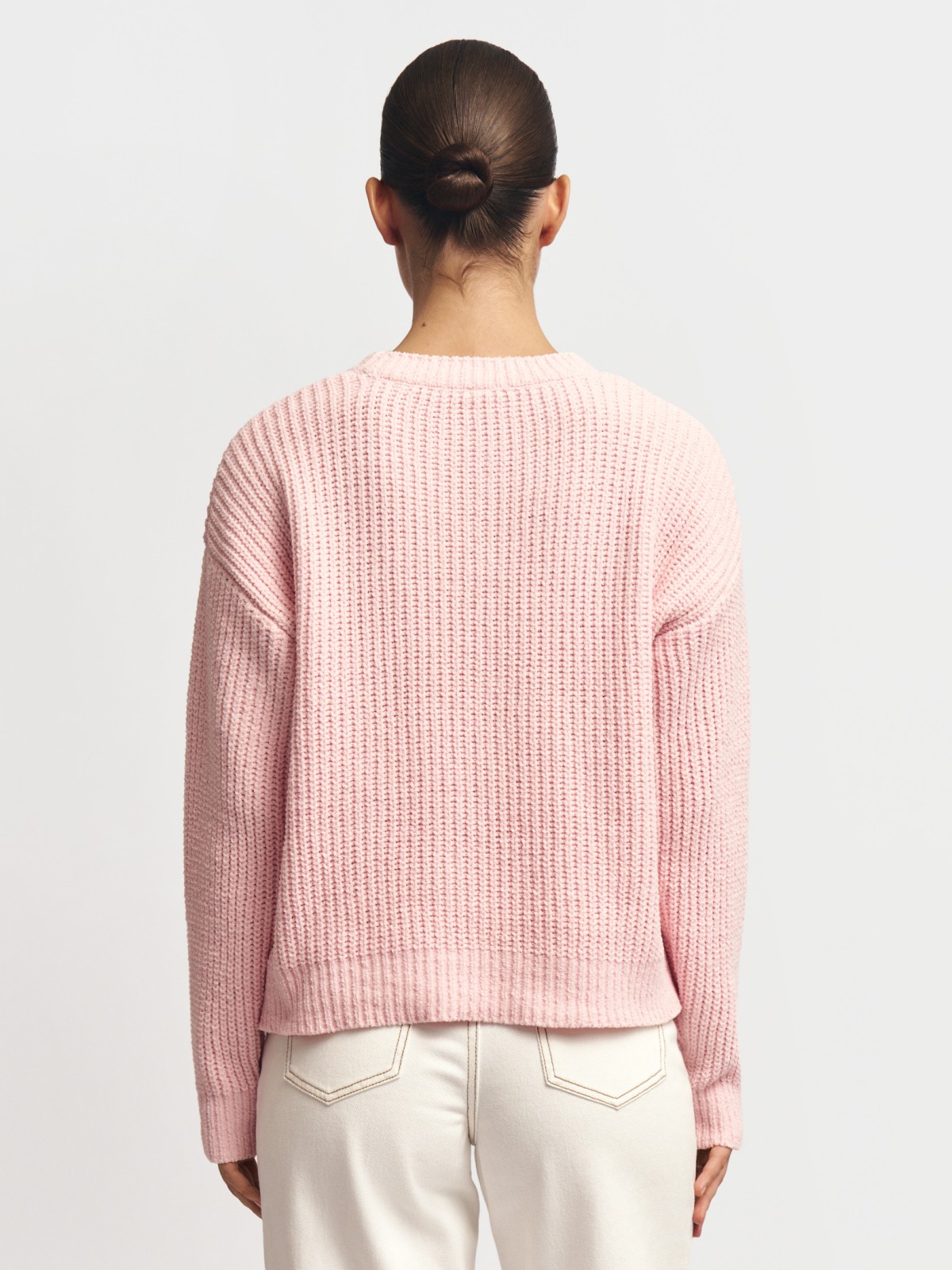 Вязаный джемпер из синели