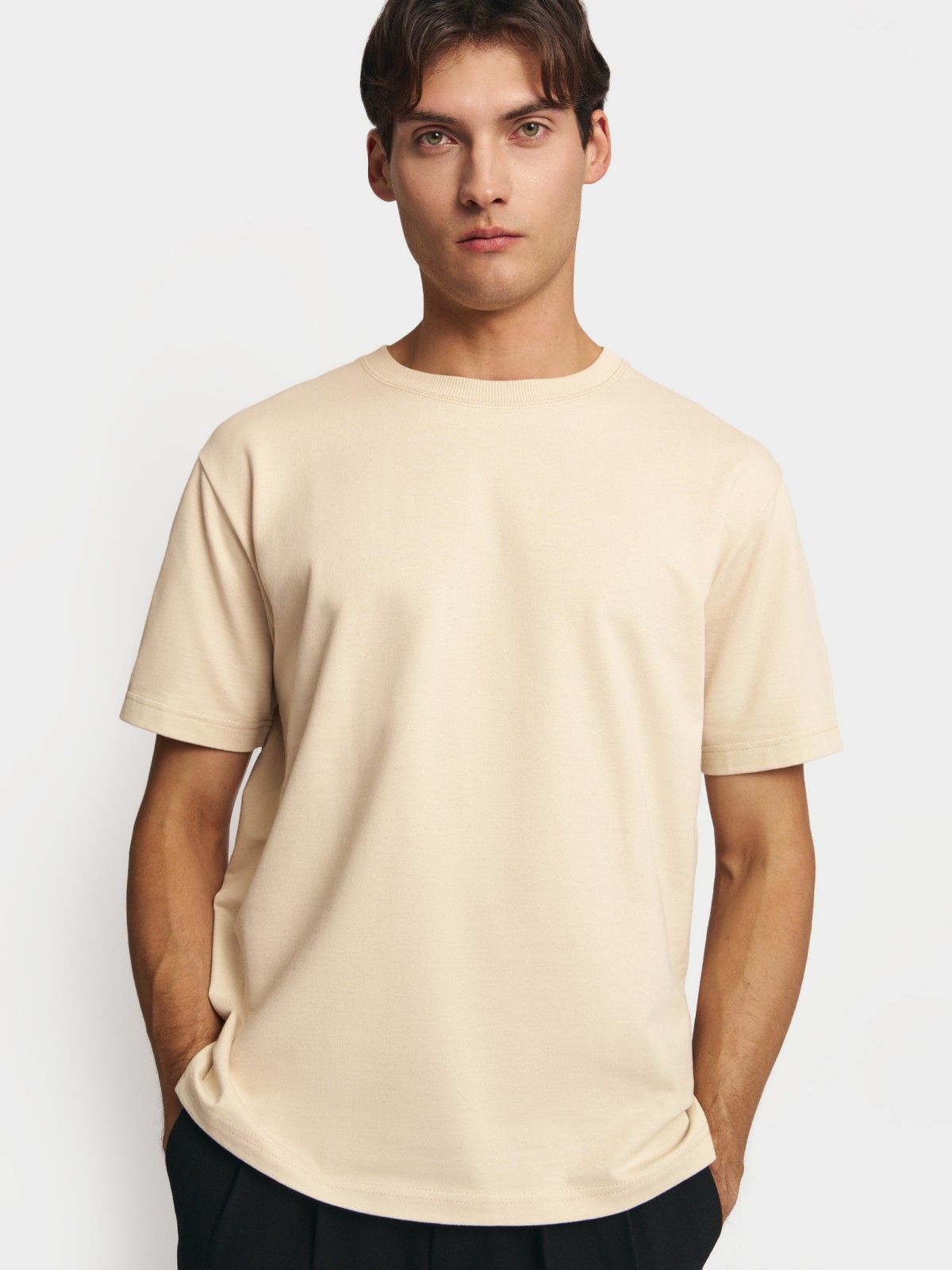 Футболка из хлопка с коротким рукавом