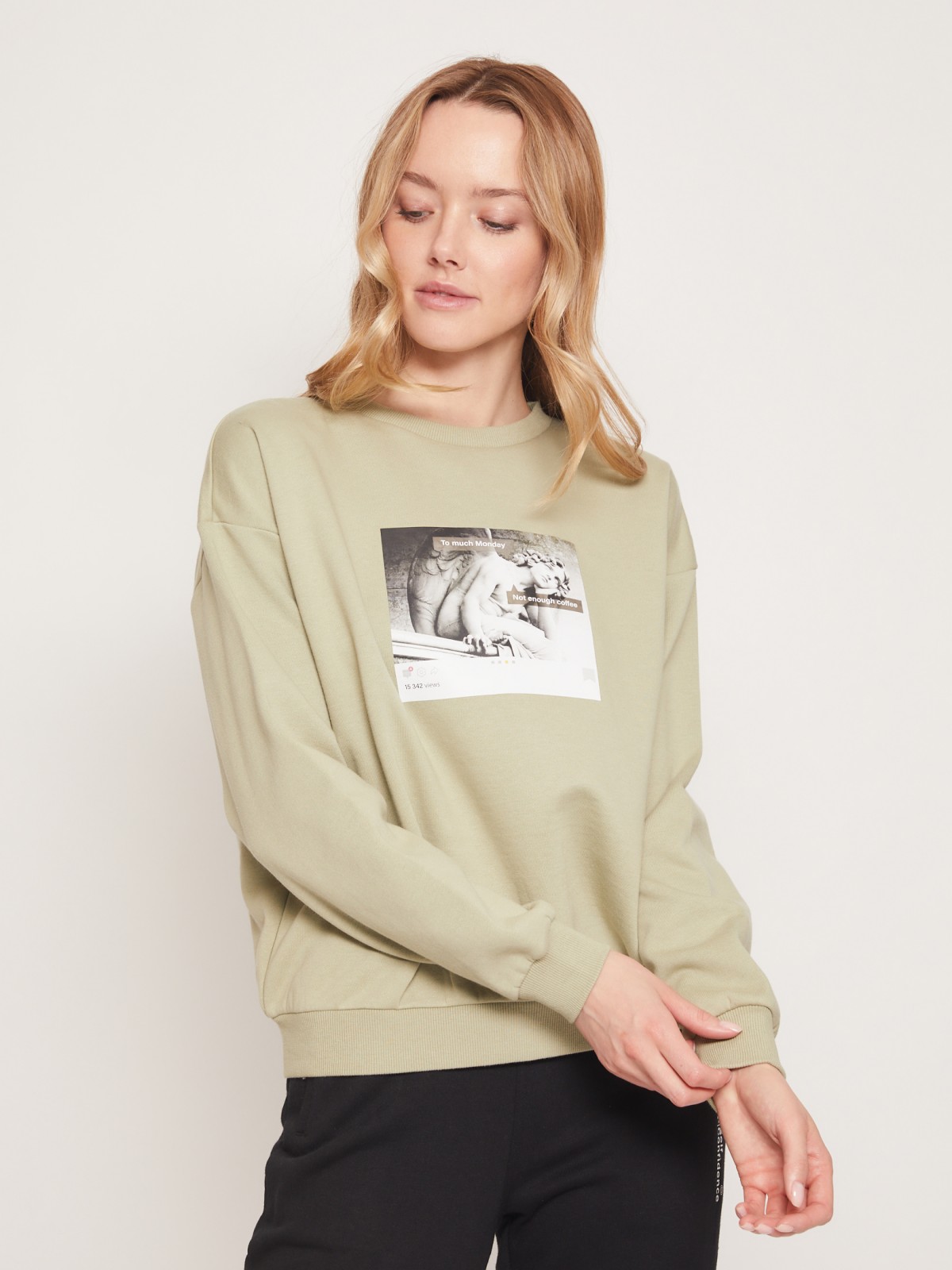 Свитшот с принтом