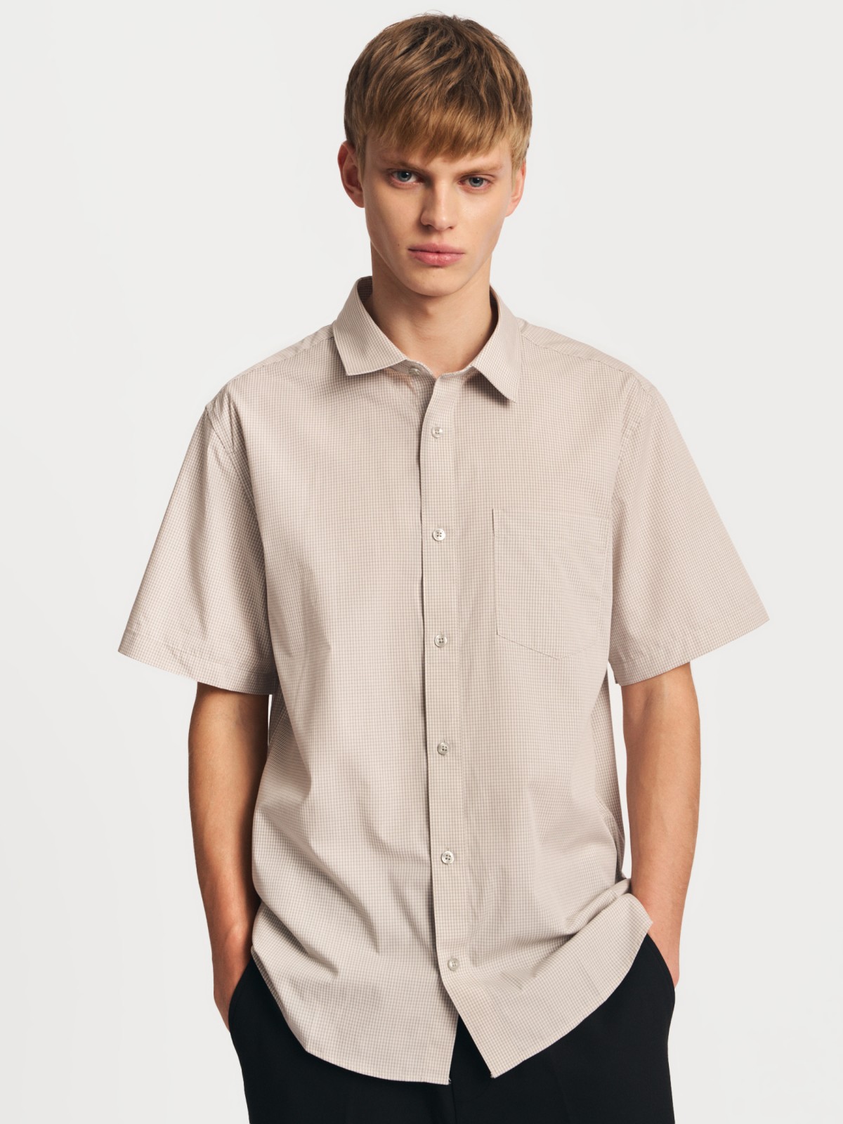 Рубашка с  короткими рукавами