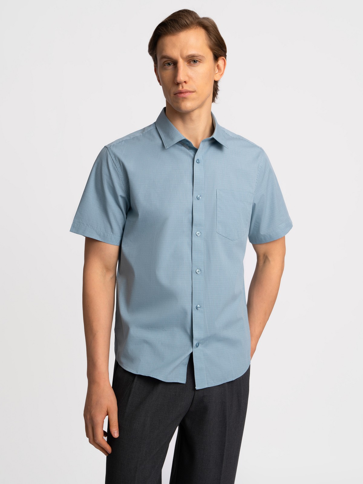 Рубашка с  короткими рукавами