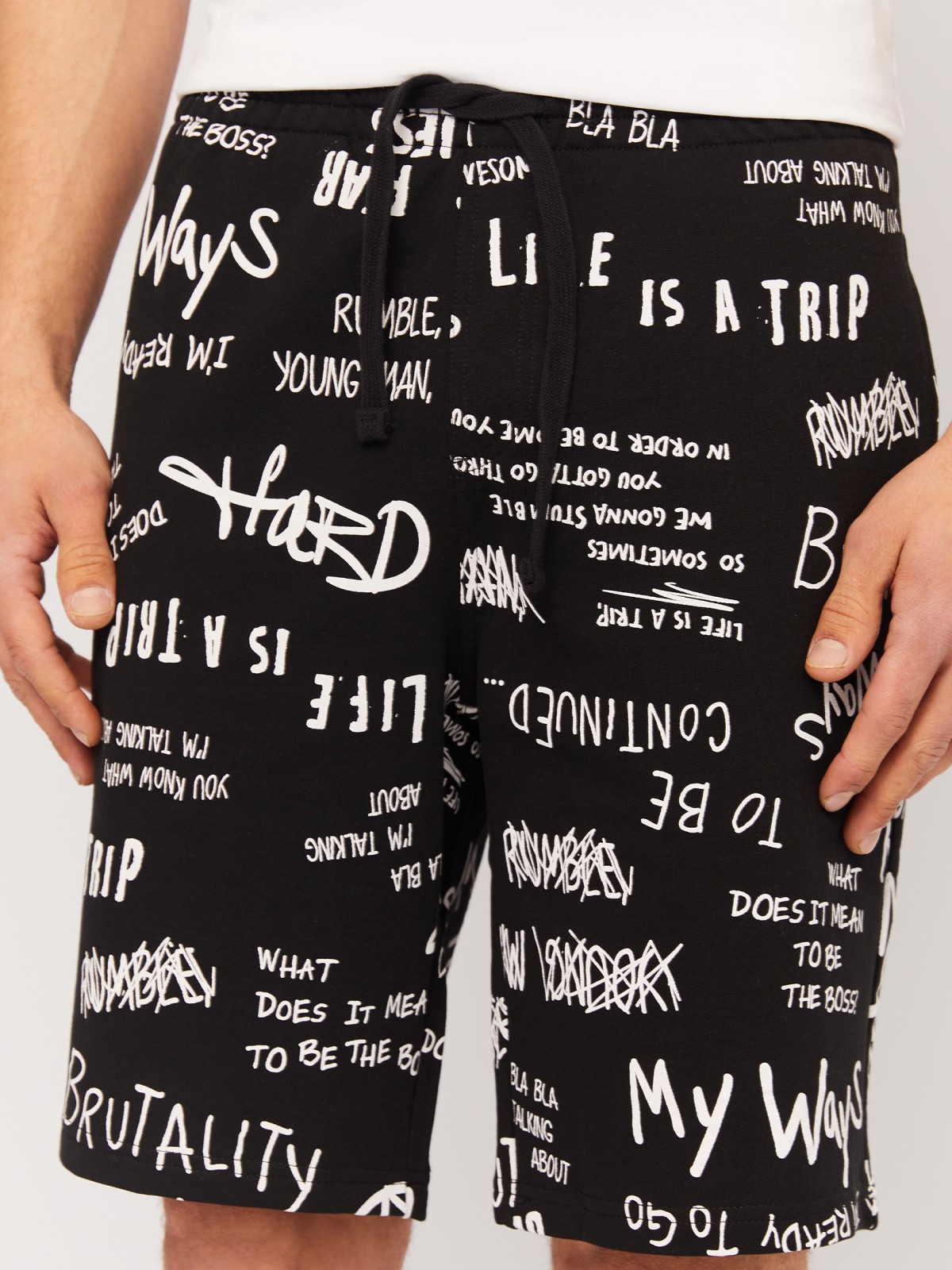 Трикотажные шорты из хлопка