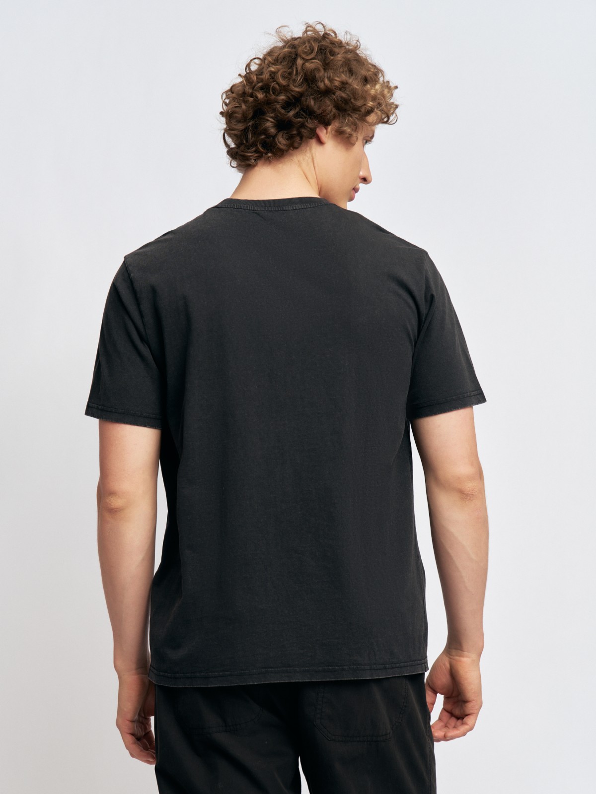 Футболка из хлопка с принтом