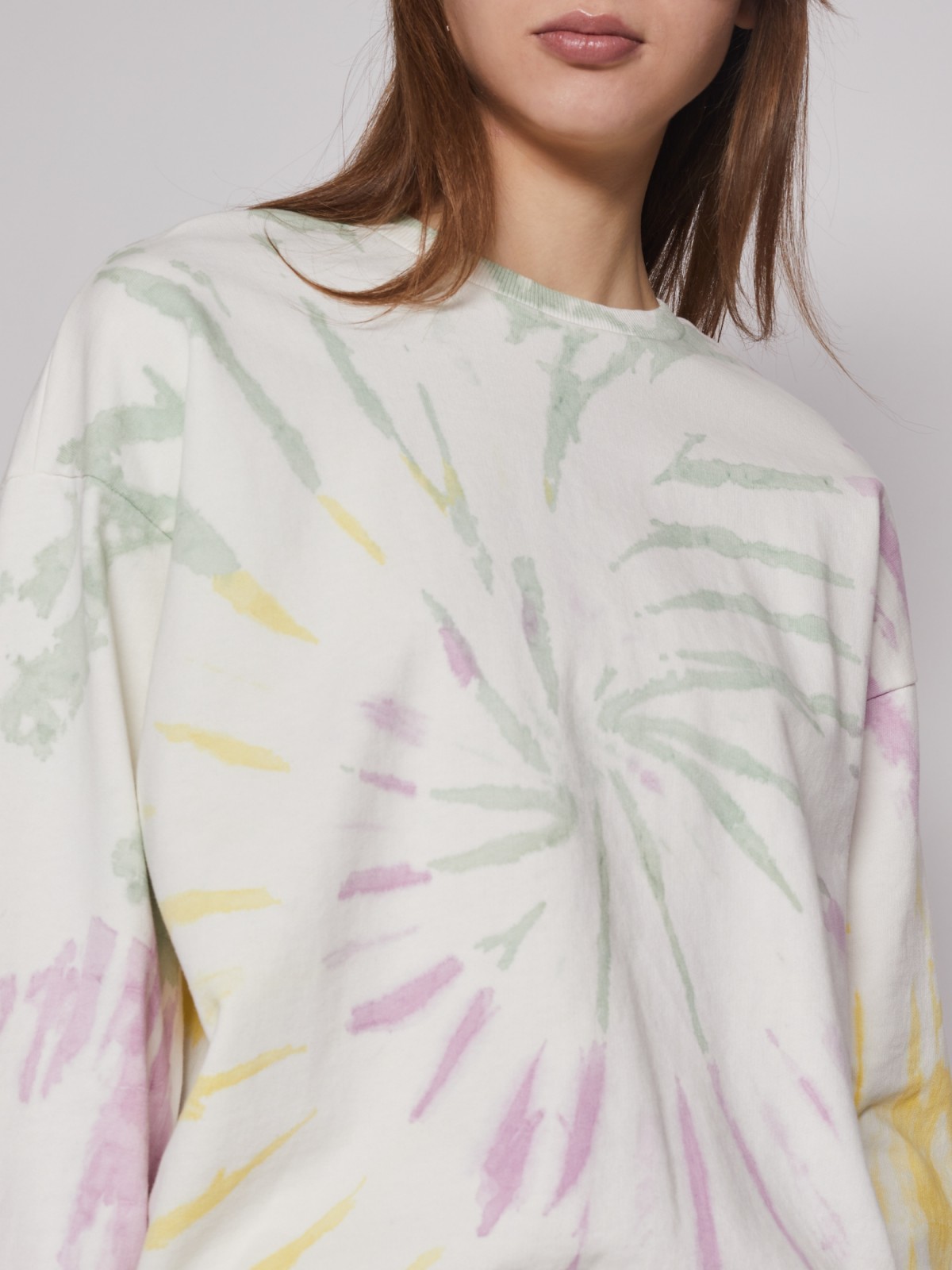 Свитшот в стиле тай-дай