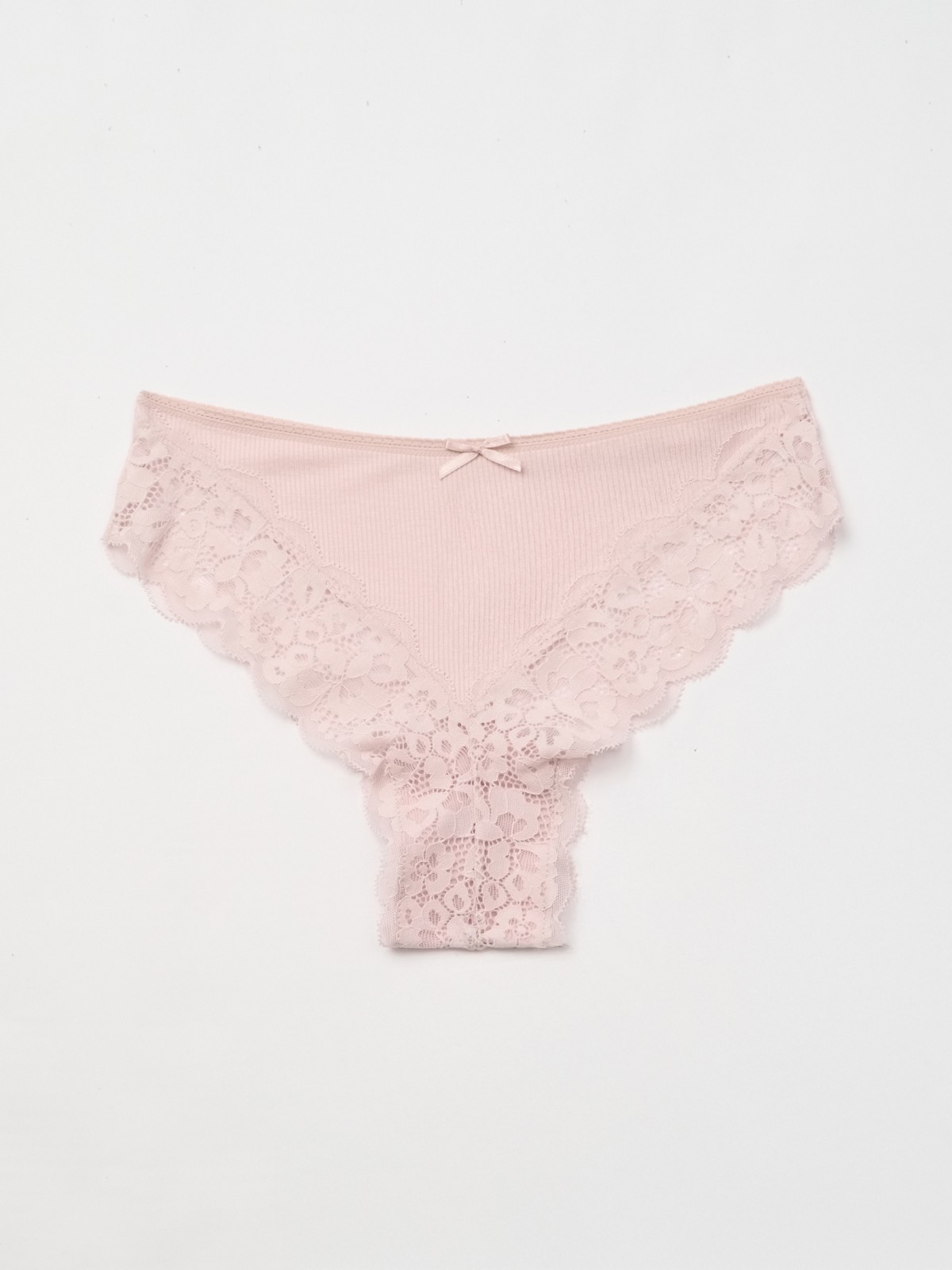Трусы слип с кружевом