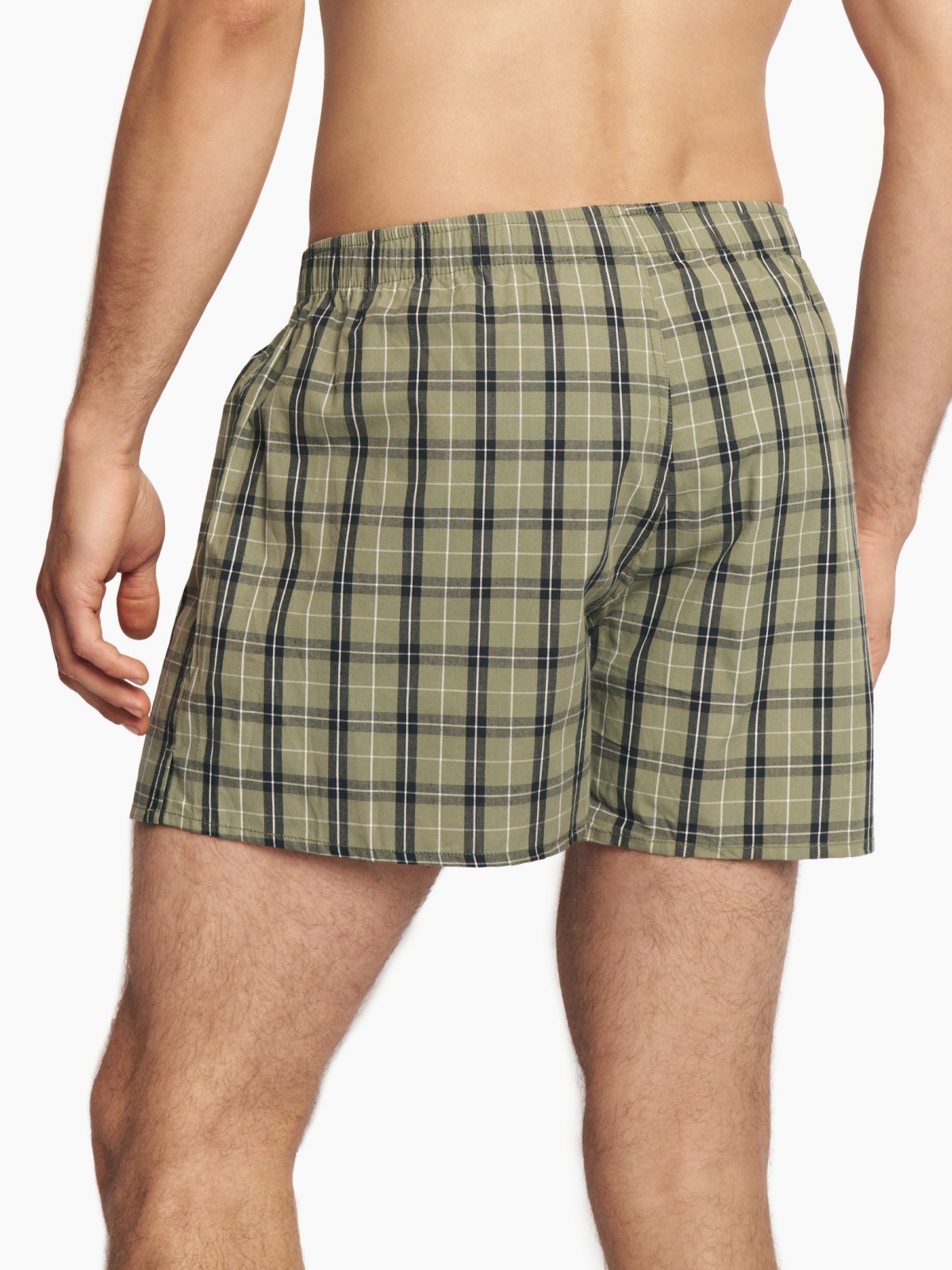 Семейные трусы из хлопка в клетку