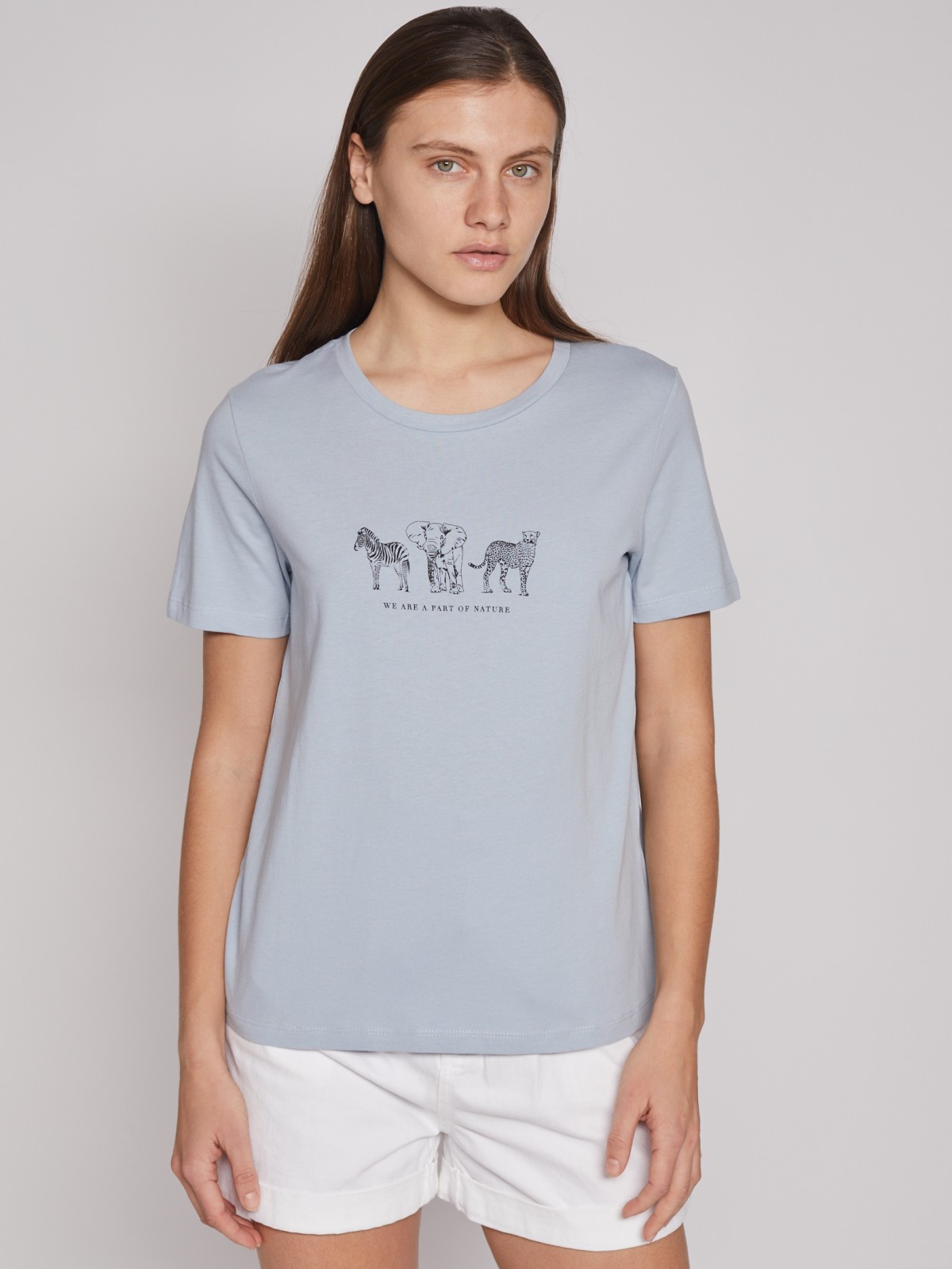 Футболка с принтом