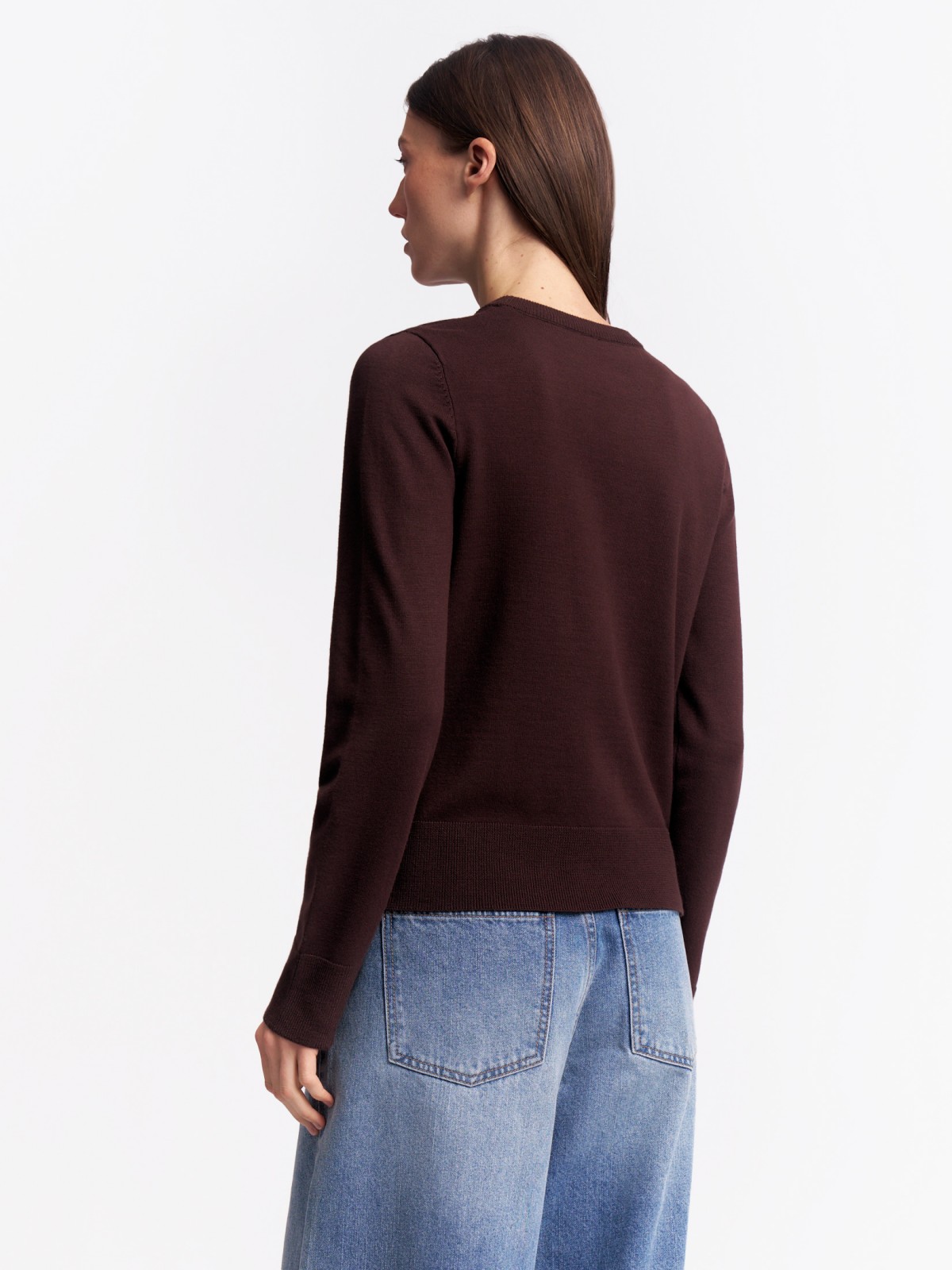 Джемпер из вязаного трикотажа