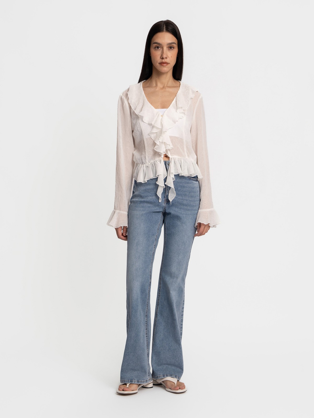 Брюки джинсовые