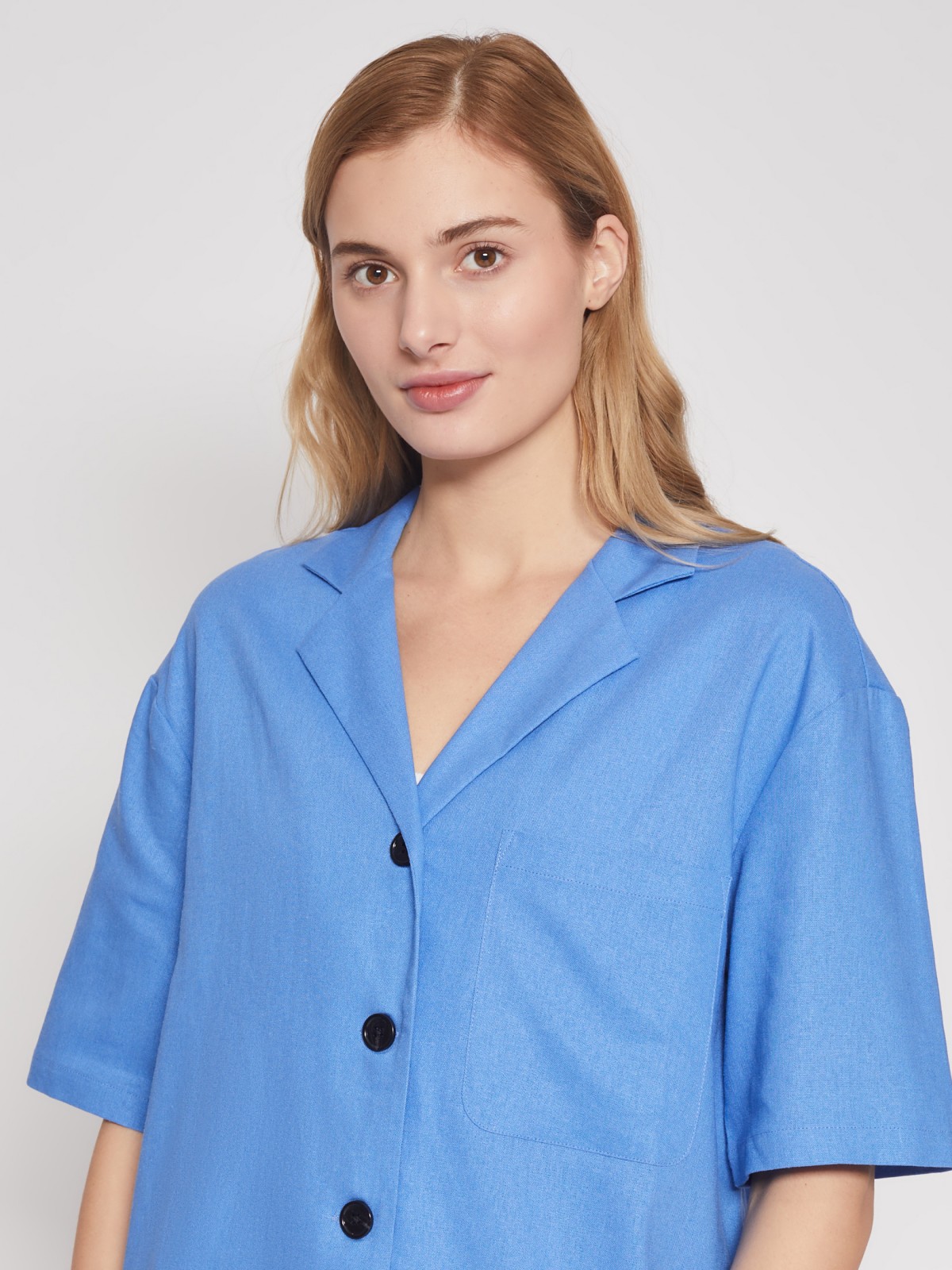 Верхняя рубашка с коротким рукавом