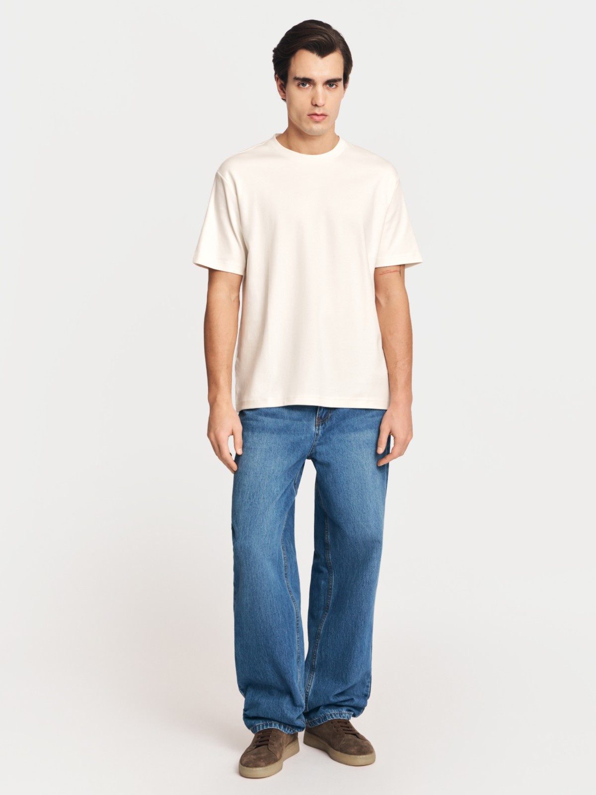 Футболка из хлопка с коротким рукавом