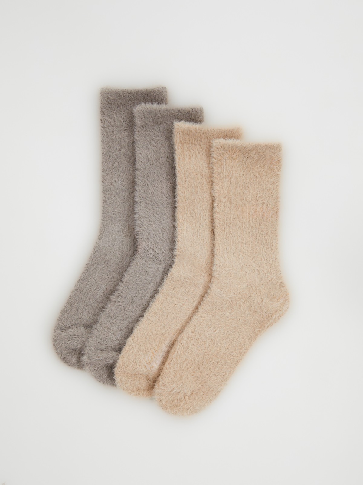 Набор высоких махровых носков (2 пары в комплекте)