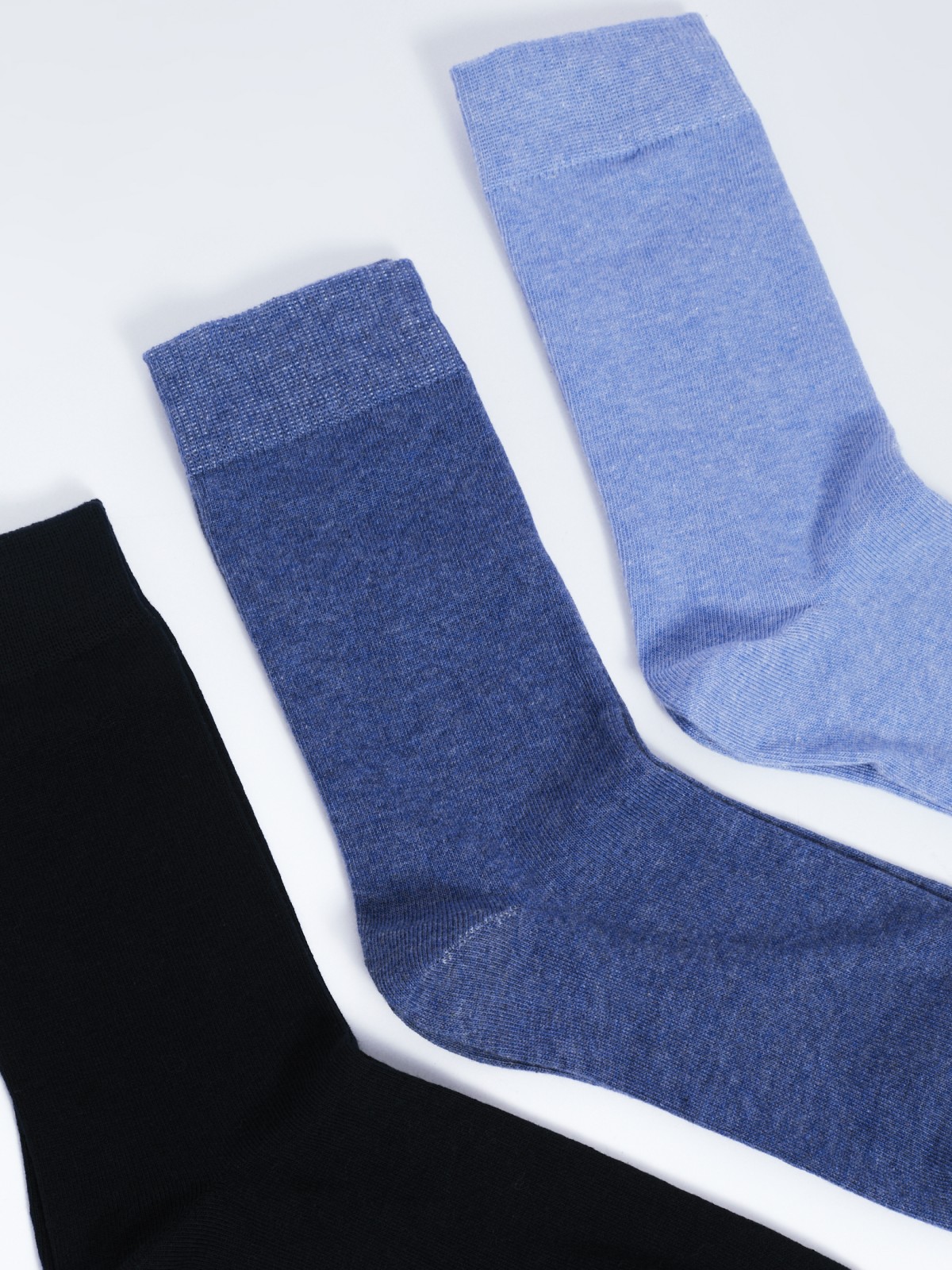 Набор носков (3 пары в комплекте) zolla 01331990Z025, цвет темно-синий, размер 25-27 - фото 2