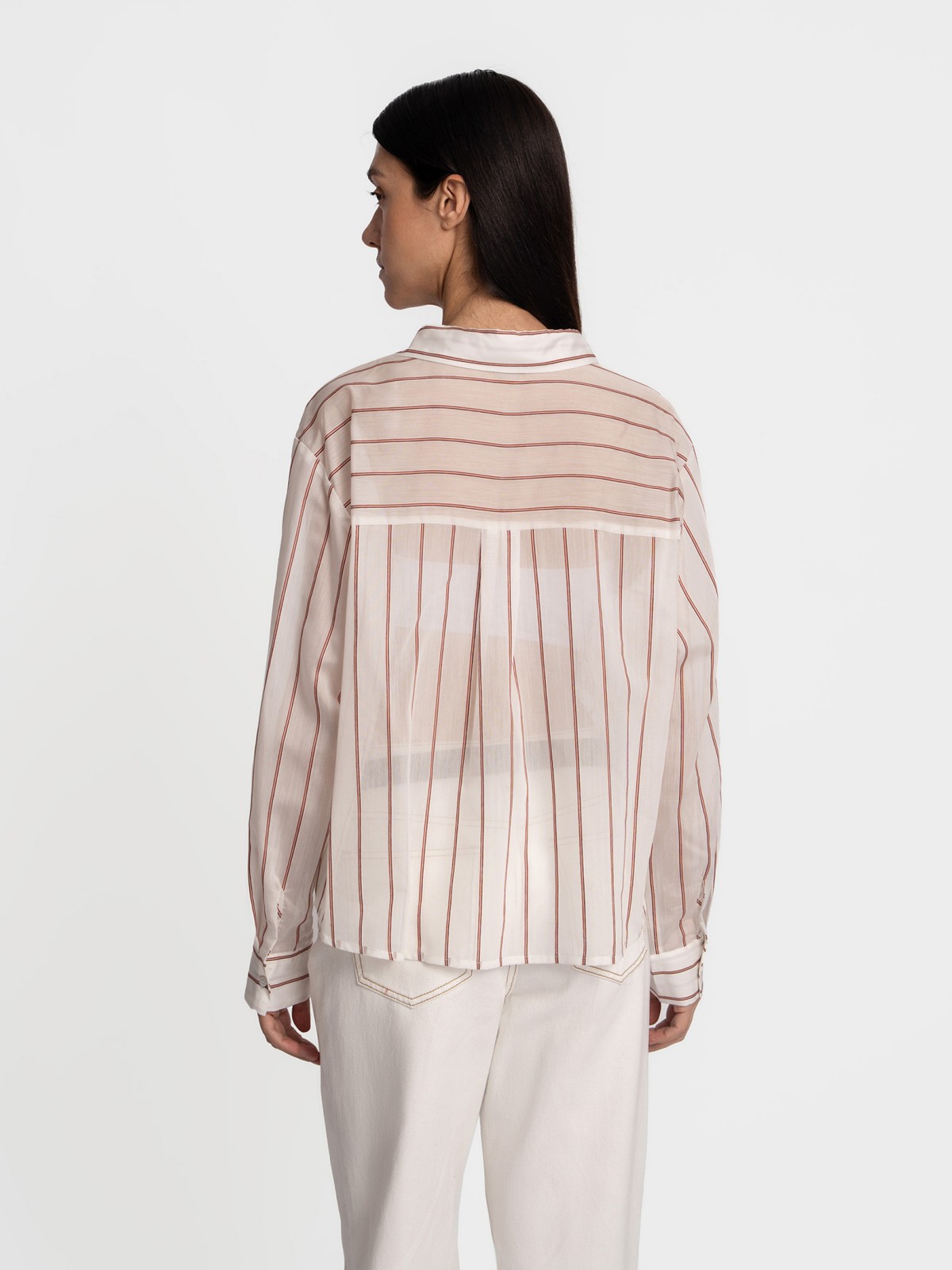 Блузка с  длинными рукавами