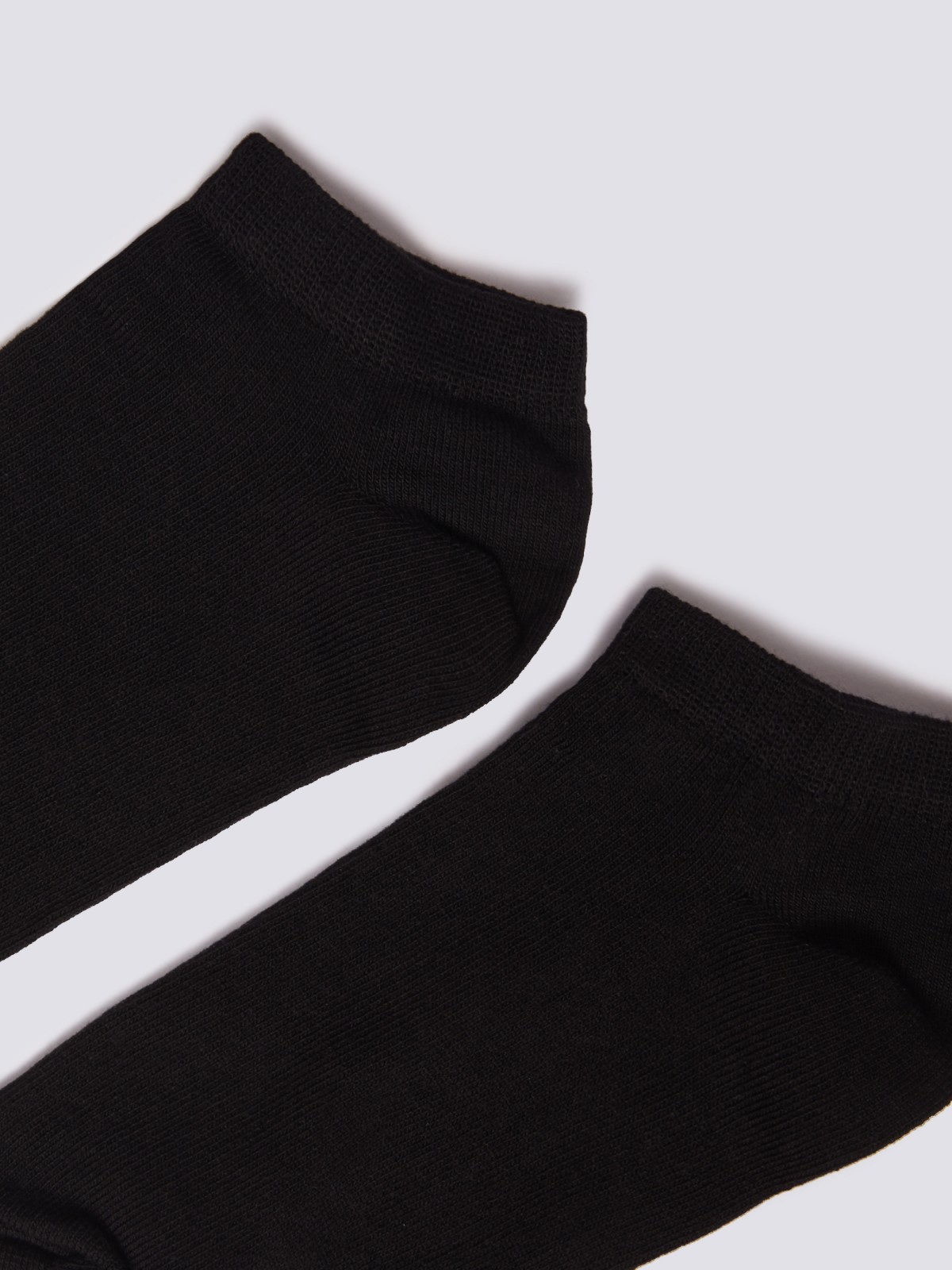 Набор коротких носков (3 пары в комплекте) zolla 01421998J025, цвет черный, размер 25-27 - фото 3