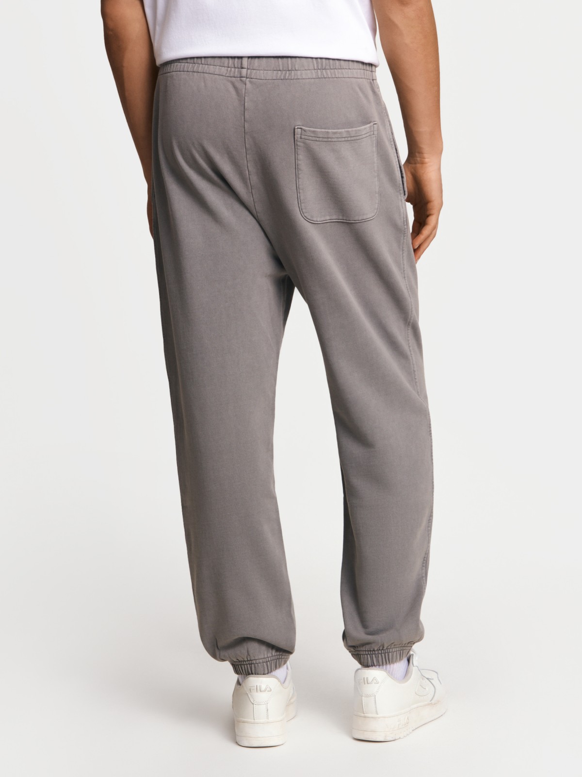 Трикотажные брюки-джоггеры из хлопка