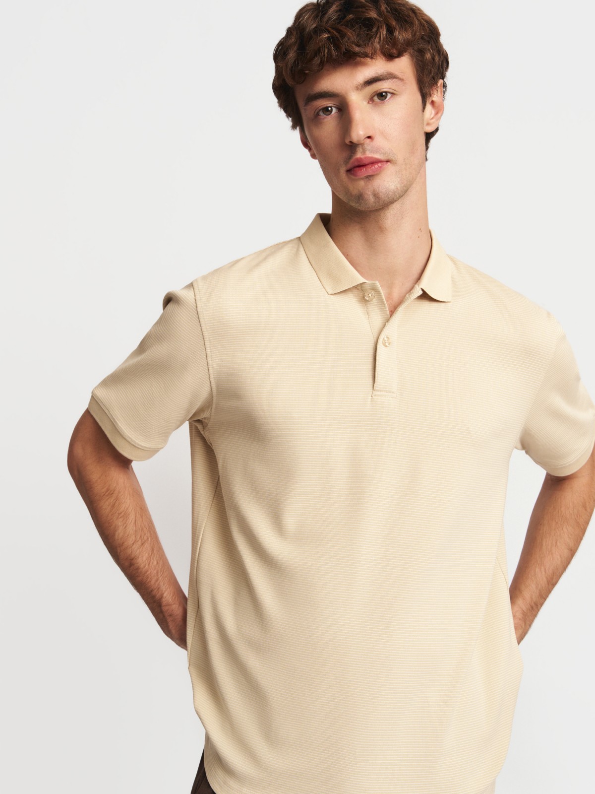 Футболка поло с коротким рукавом