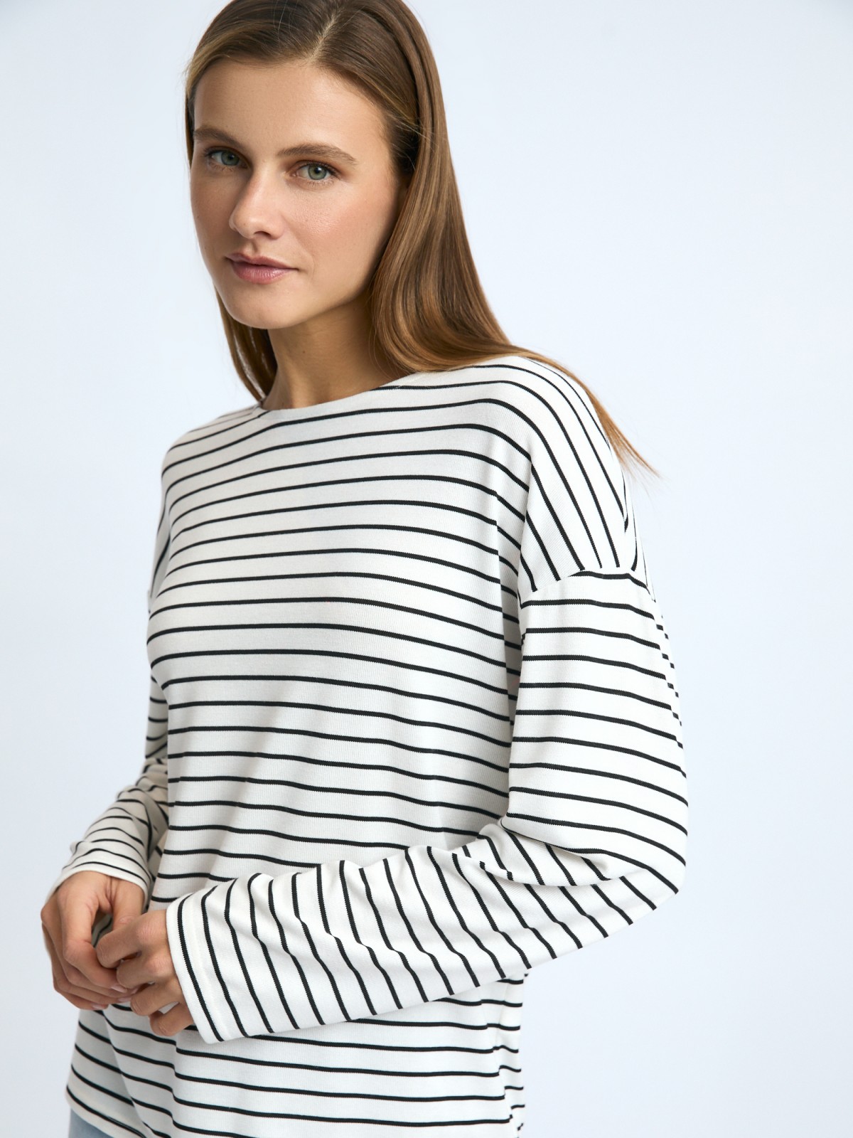 Лонгслив-тельняшка в полоску
