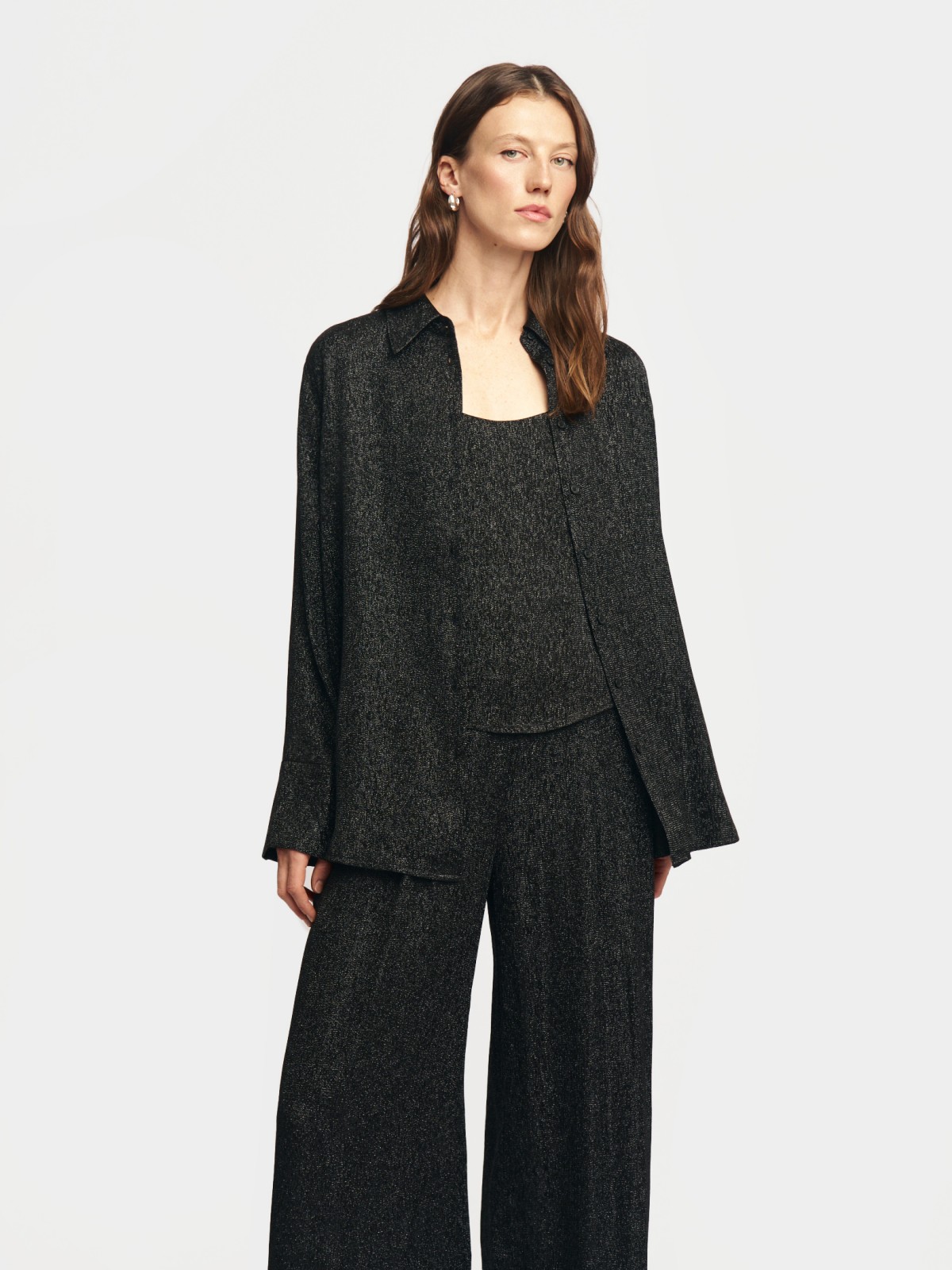 Рубашка с люрексом