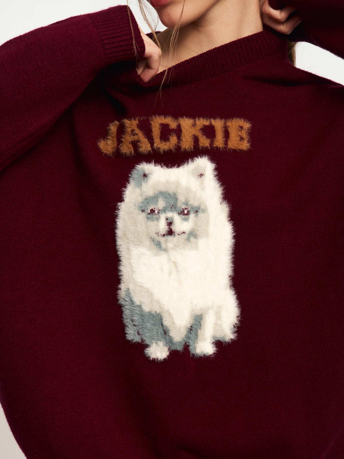 Вязаный джемпер с рисунком