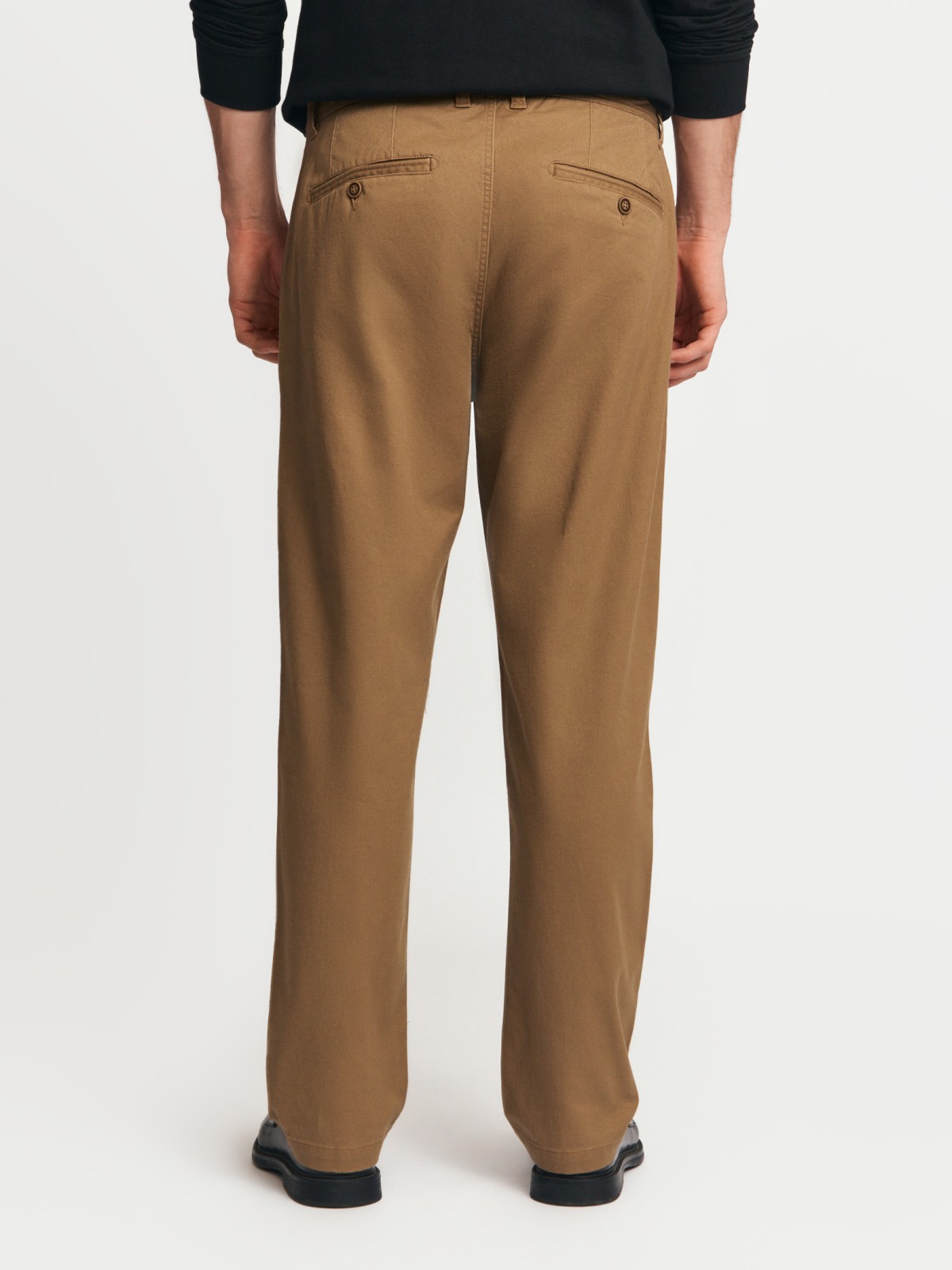 Брюки силуэта Tapered из хлопка