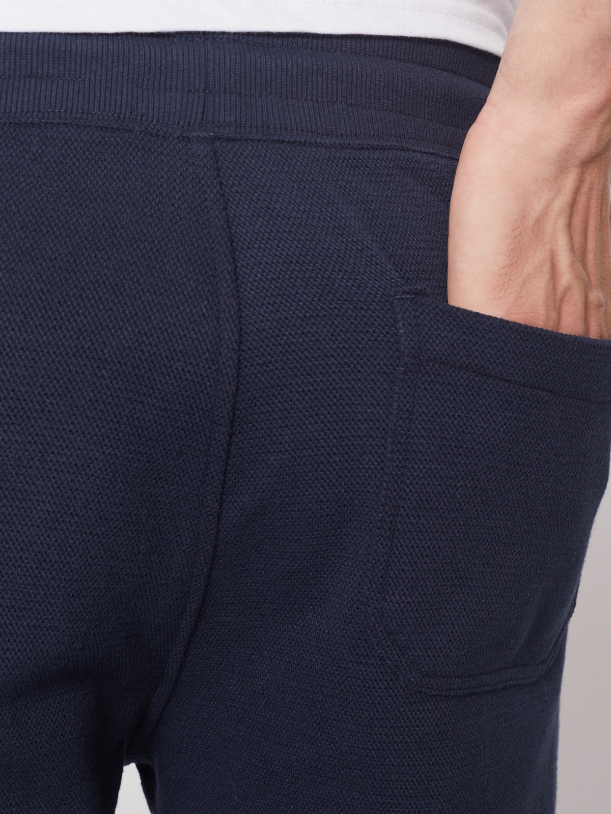 Спортивные брюки-джоггеры zolla 21231762F012, цвет синий, размер S - фото 6