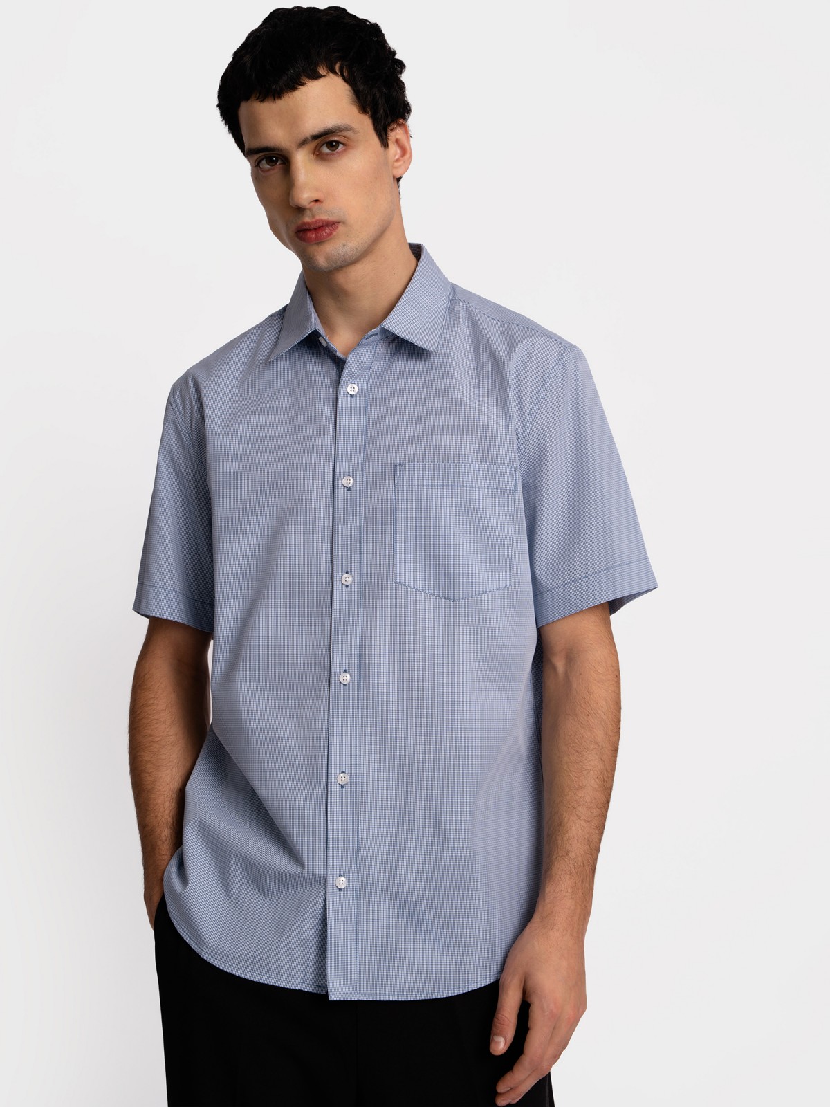 Рубашка с  короткими рукавами