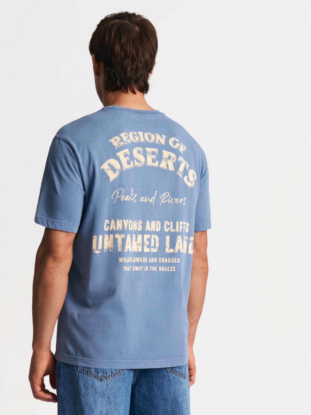 Футболка из хлопка с надписью