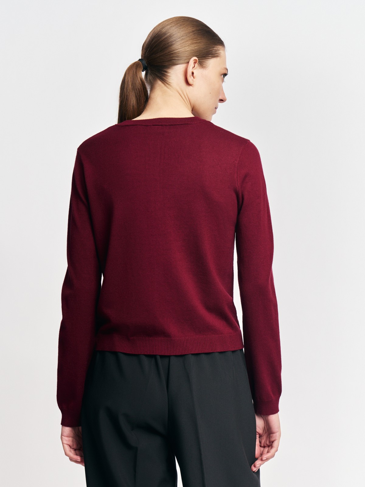 Трикотажный кардиган на пуговицах