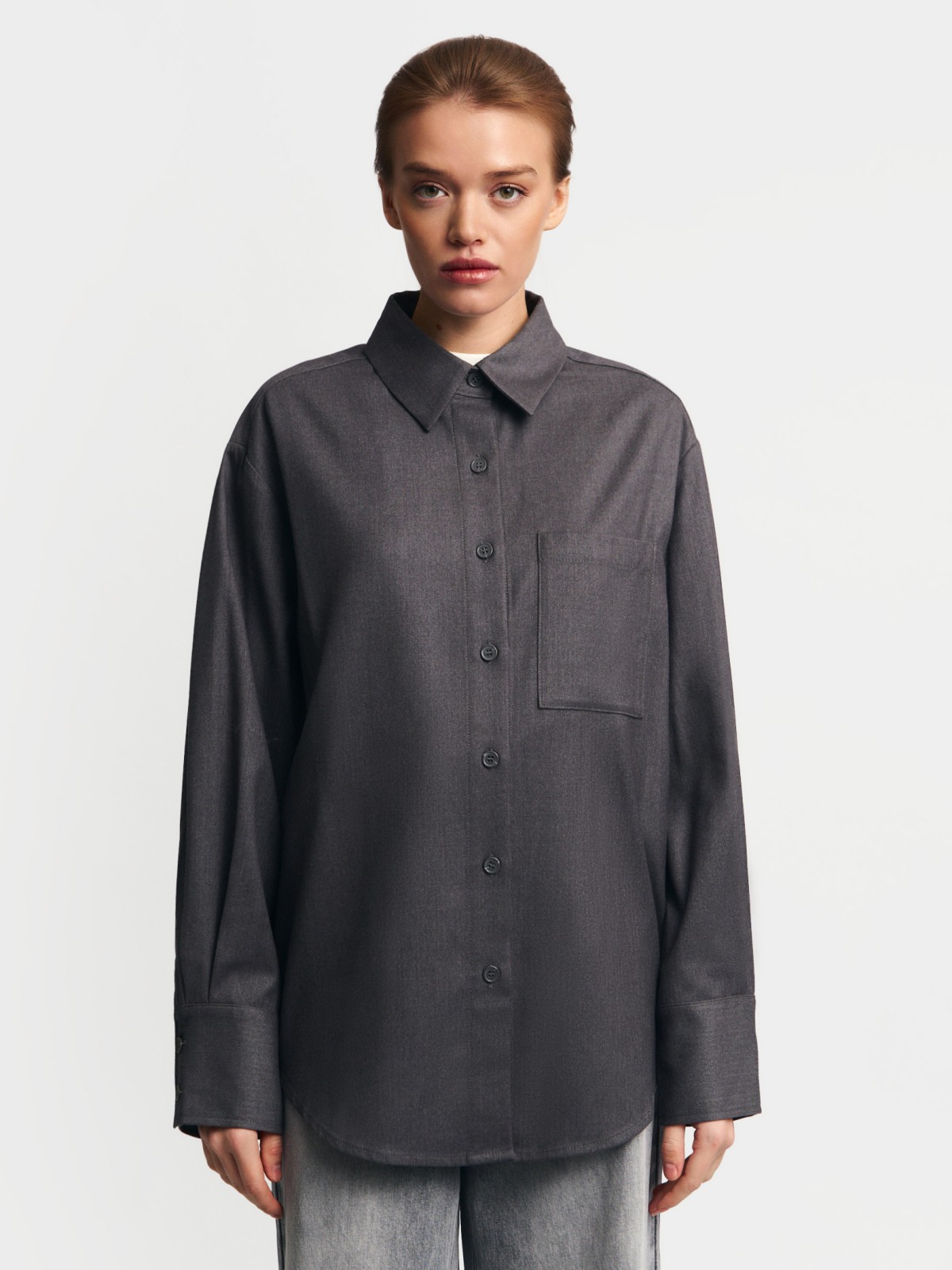 Верхняя рубашка на пуговицах