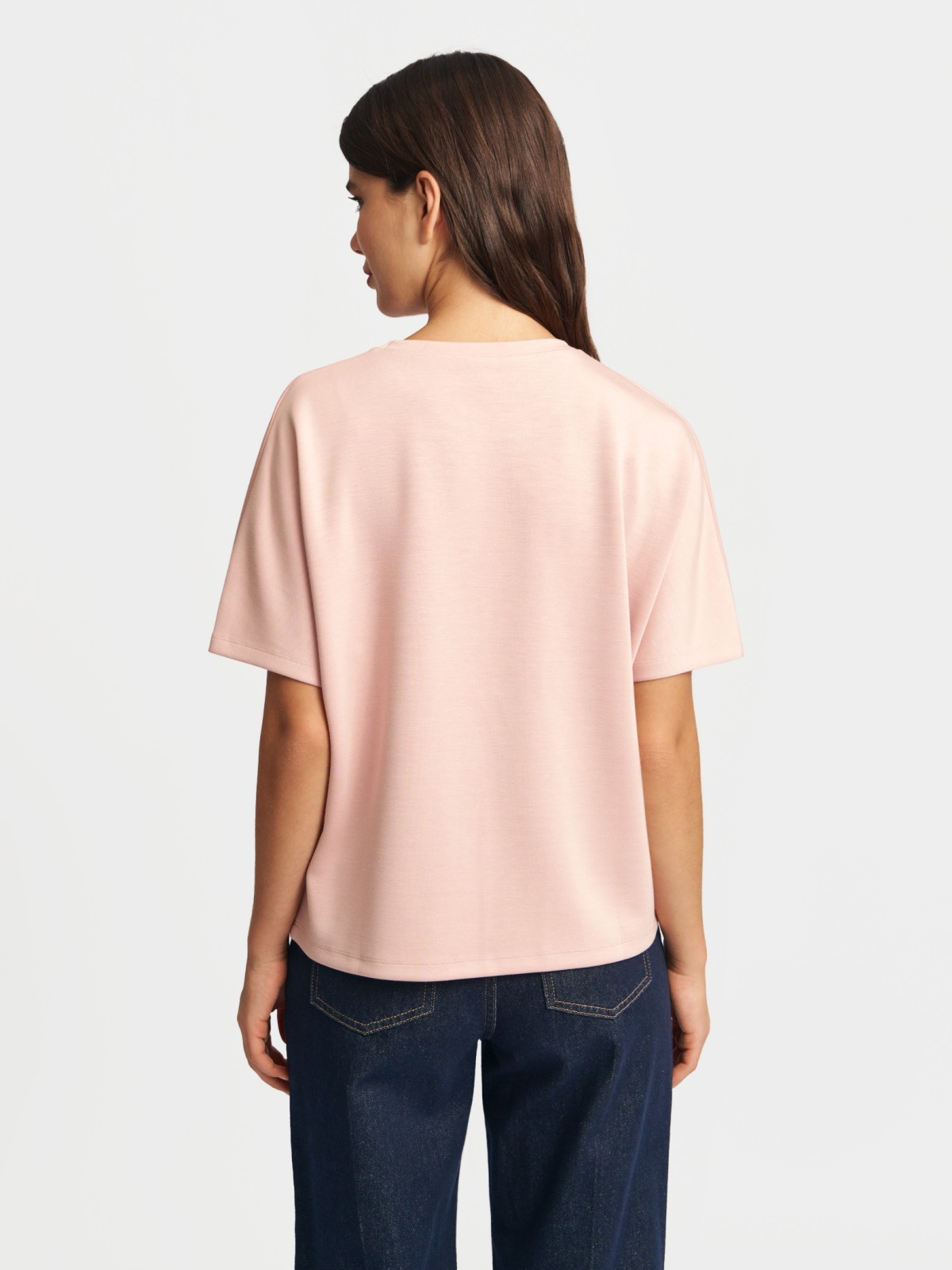 Футболка с принтом-надписью