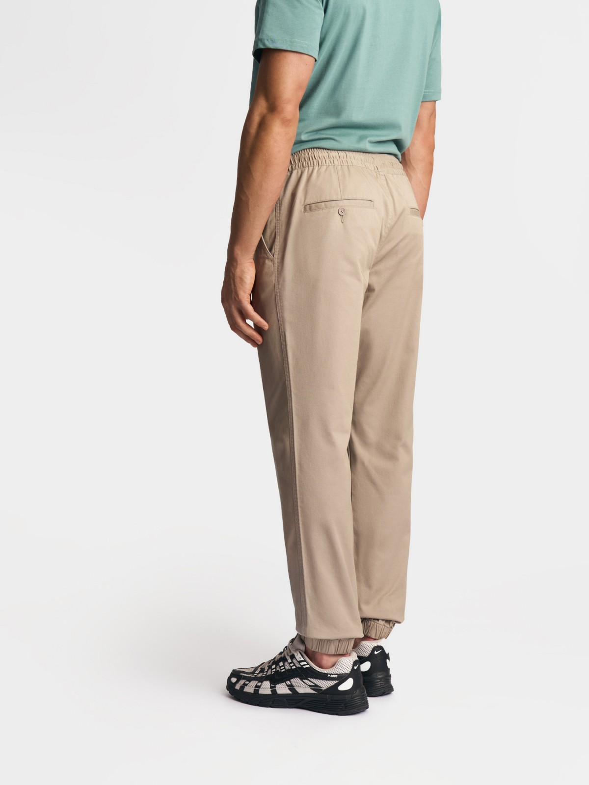 Брюки-джоггеры из хлопка на резинке