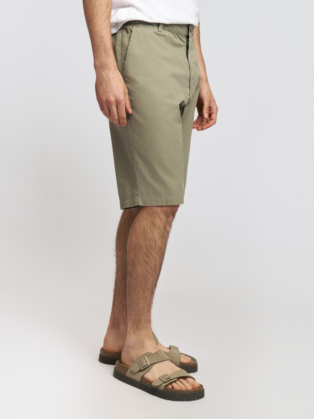 Шорты из хлопка с отворотами