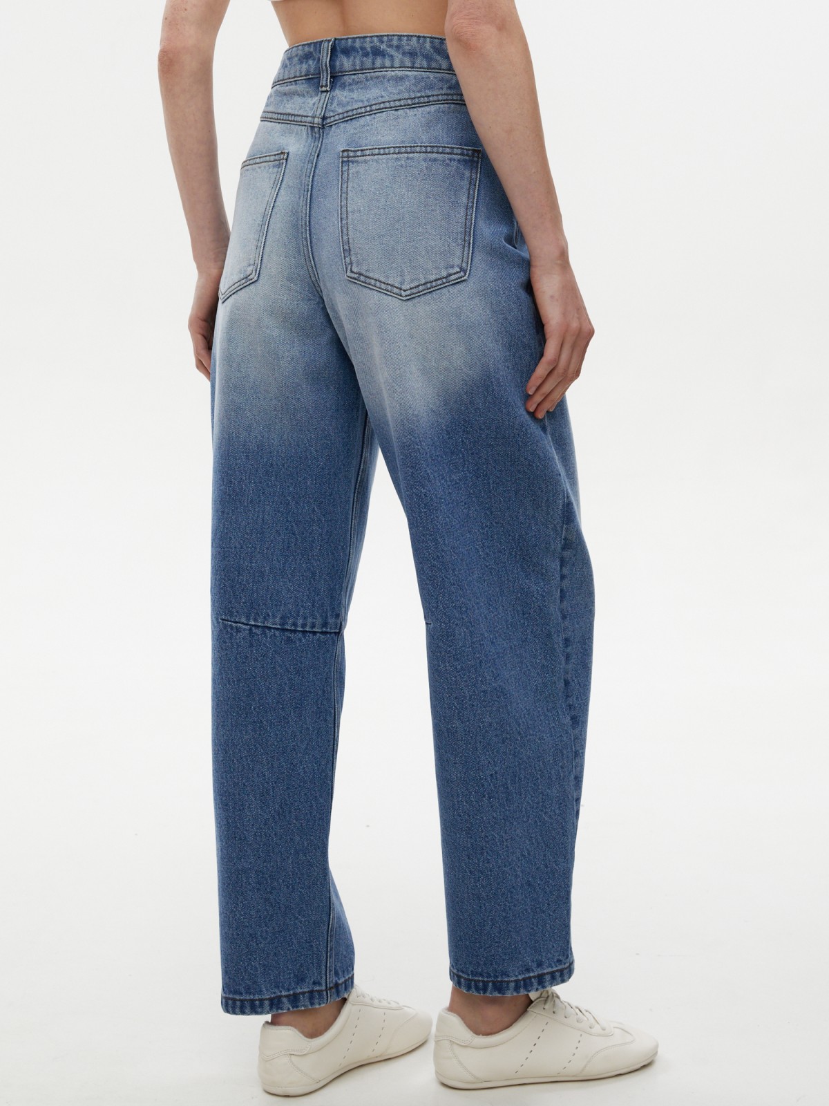 Джинсы силуэта Baggy со средней посадкой