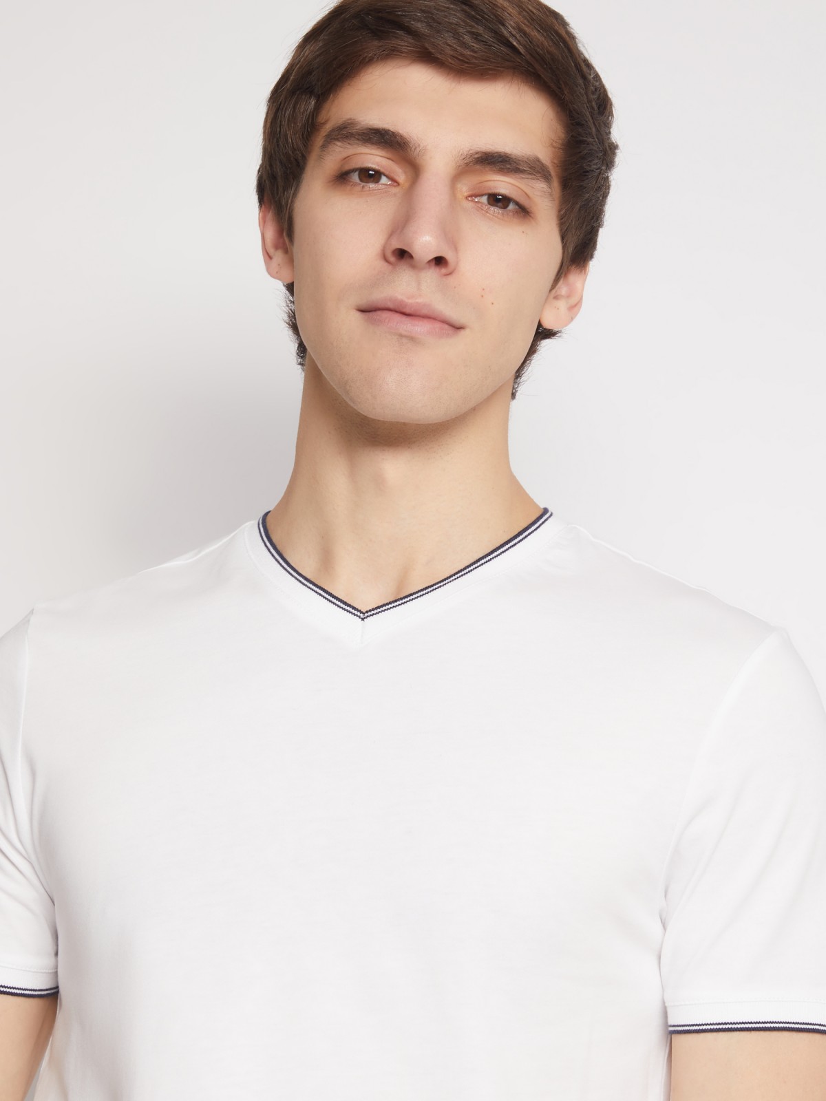 Футболка из хлопка с коротким рукавом