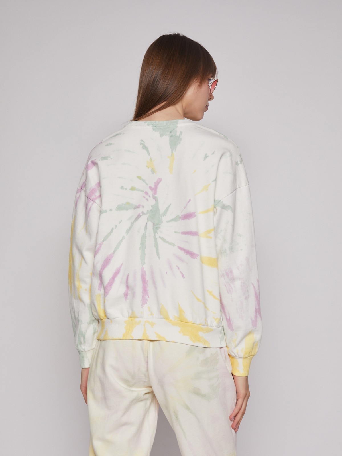 Свитшот в стиле тай-дай