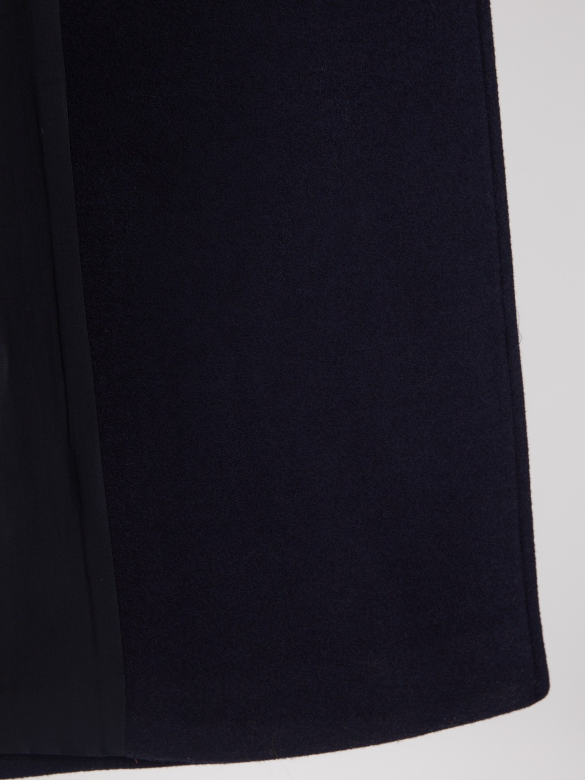 Длинное пальто-тренч без утеплителя на пуговицах с рукавами реглан и поясом zolla 023335866114, цвет синий, размер S - фото 5